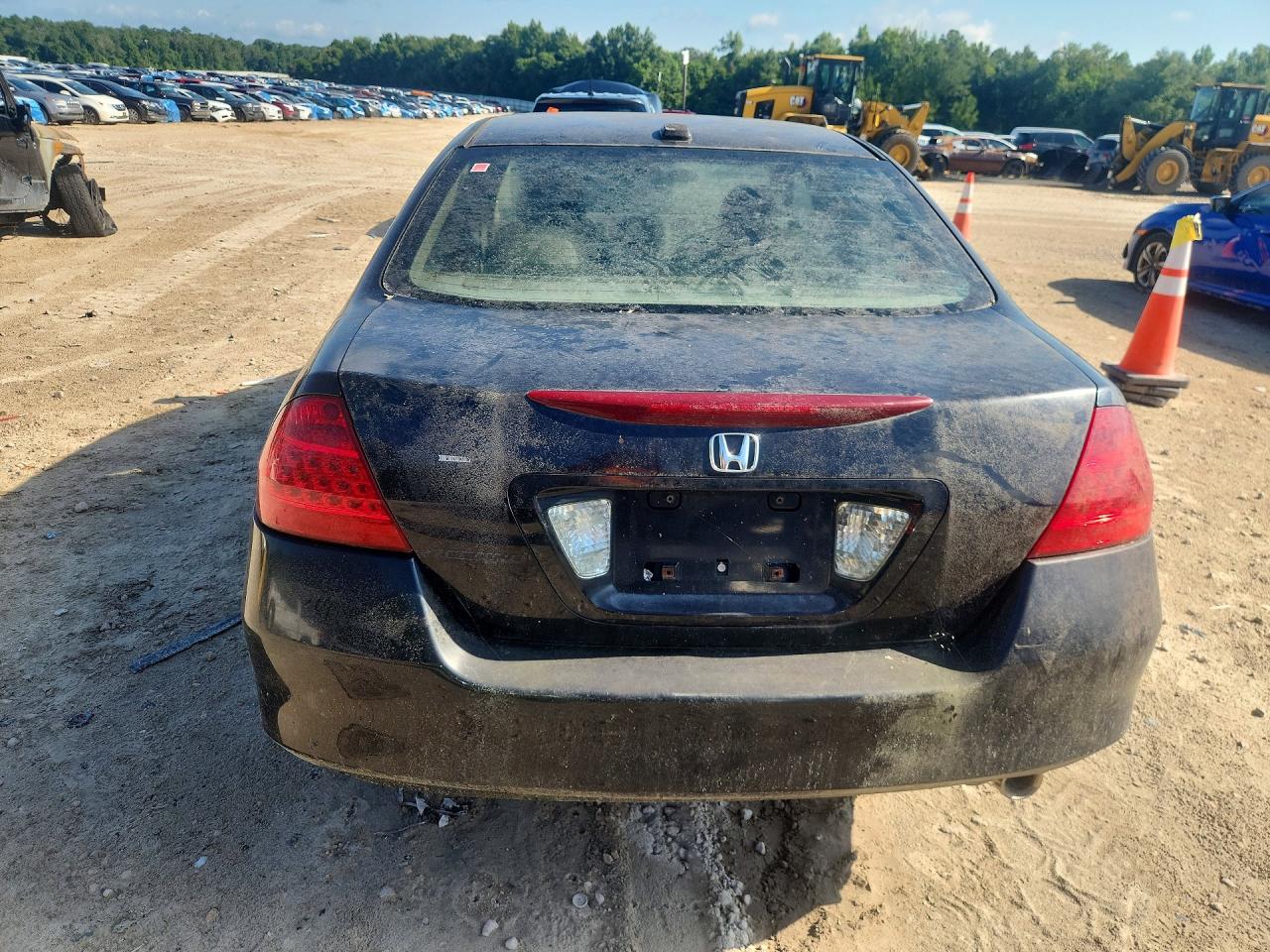2007 Honda Accord Ex Black vin: 1HGCM56717A201009