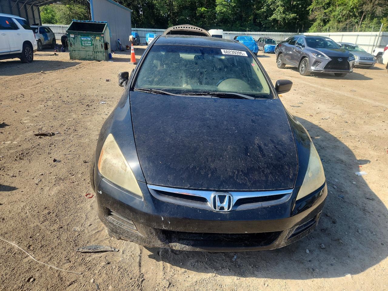 2007 Honda Accord Ex Black vin: 1HGCM56717A201009