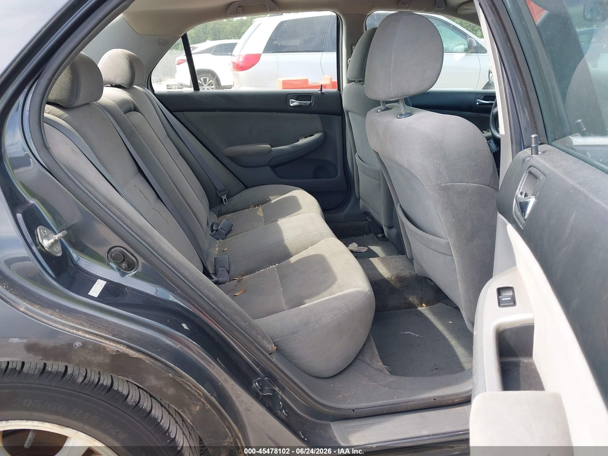 2007 Honda Accord 2.4 Ex Gray vin: 1HGCM56717A217680