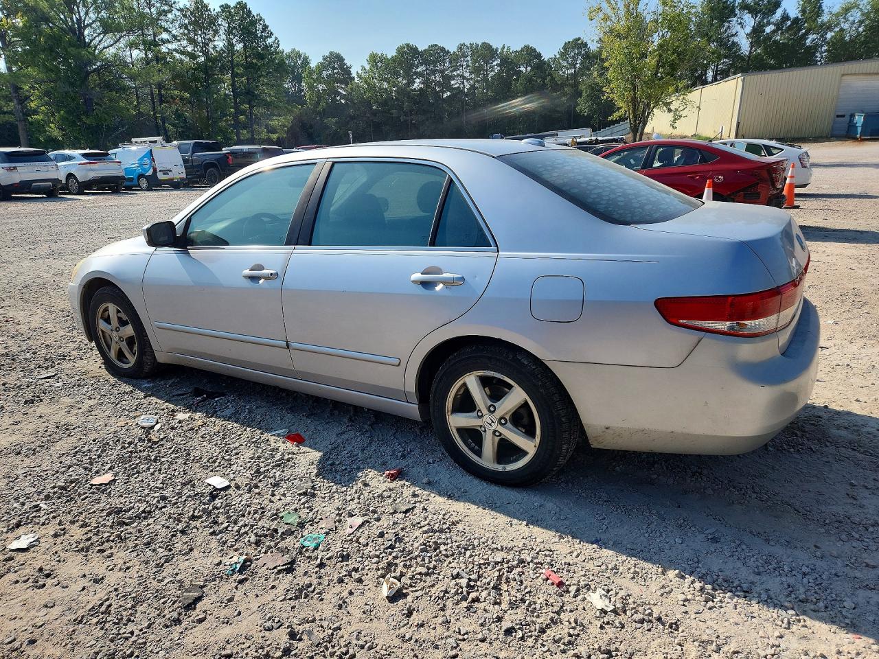 2004 Honda Accord Ex Silver vin: 1HGCM56724A012509