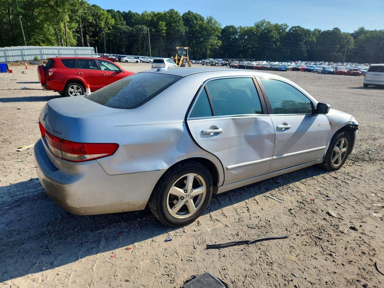 2004 Honda Accord Ex Silver vin: 1HGCM56724A012509