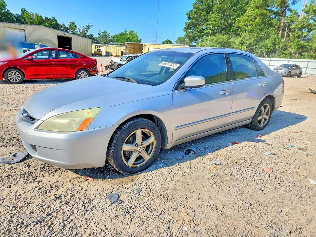 2004 Honda Accord Ex Silver vin: 1HGCM56724A012509