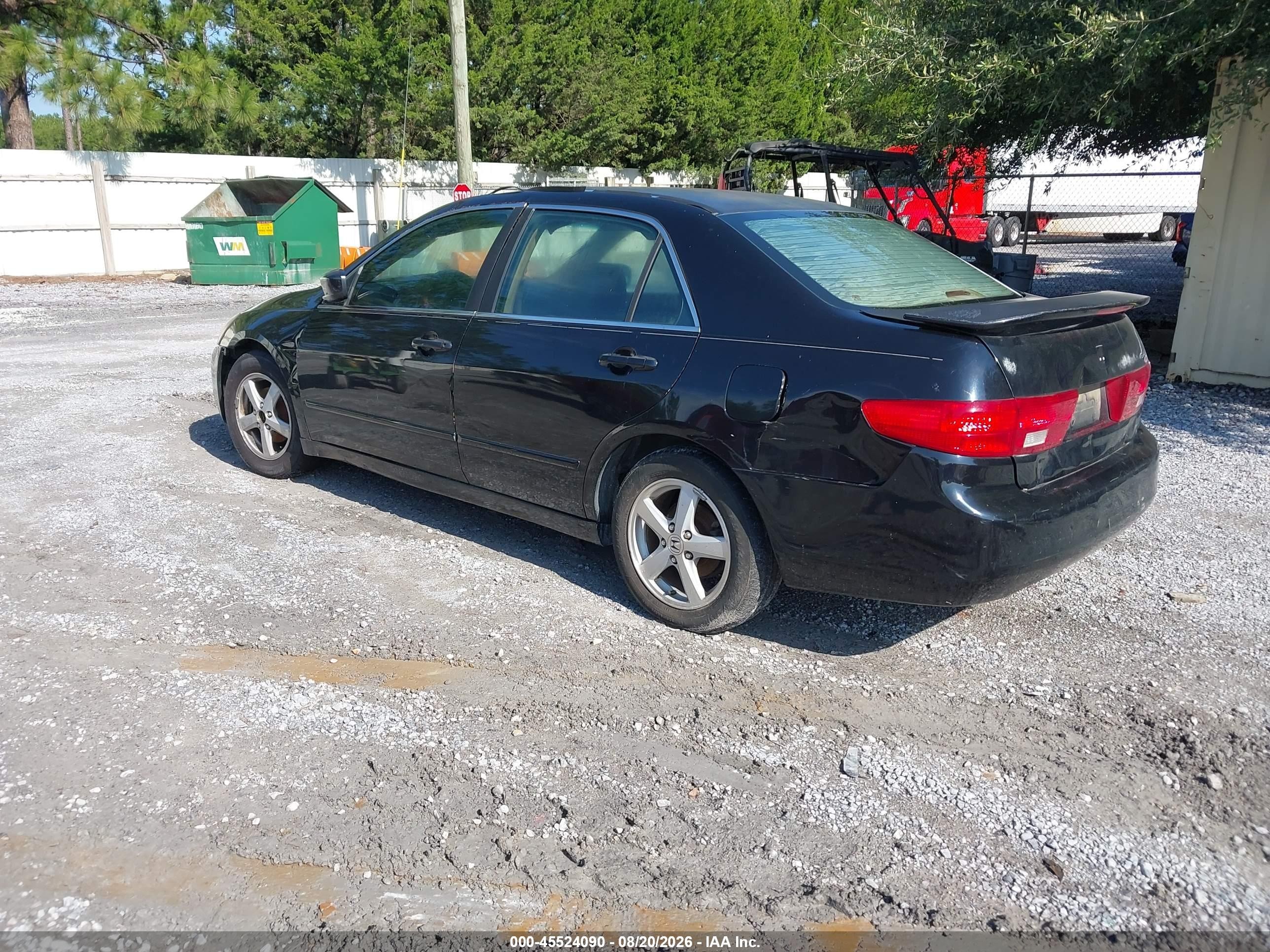 2005 Honda Accord 2.4 Ex Black vin: 1HGCM56725A067480