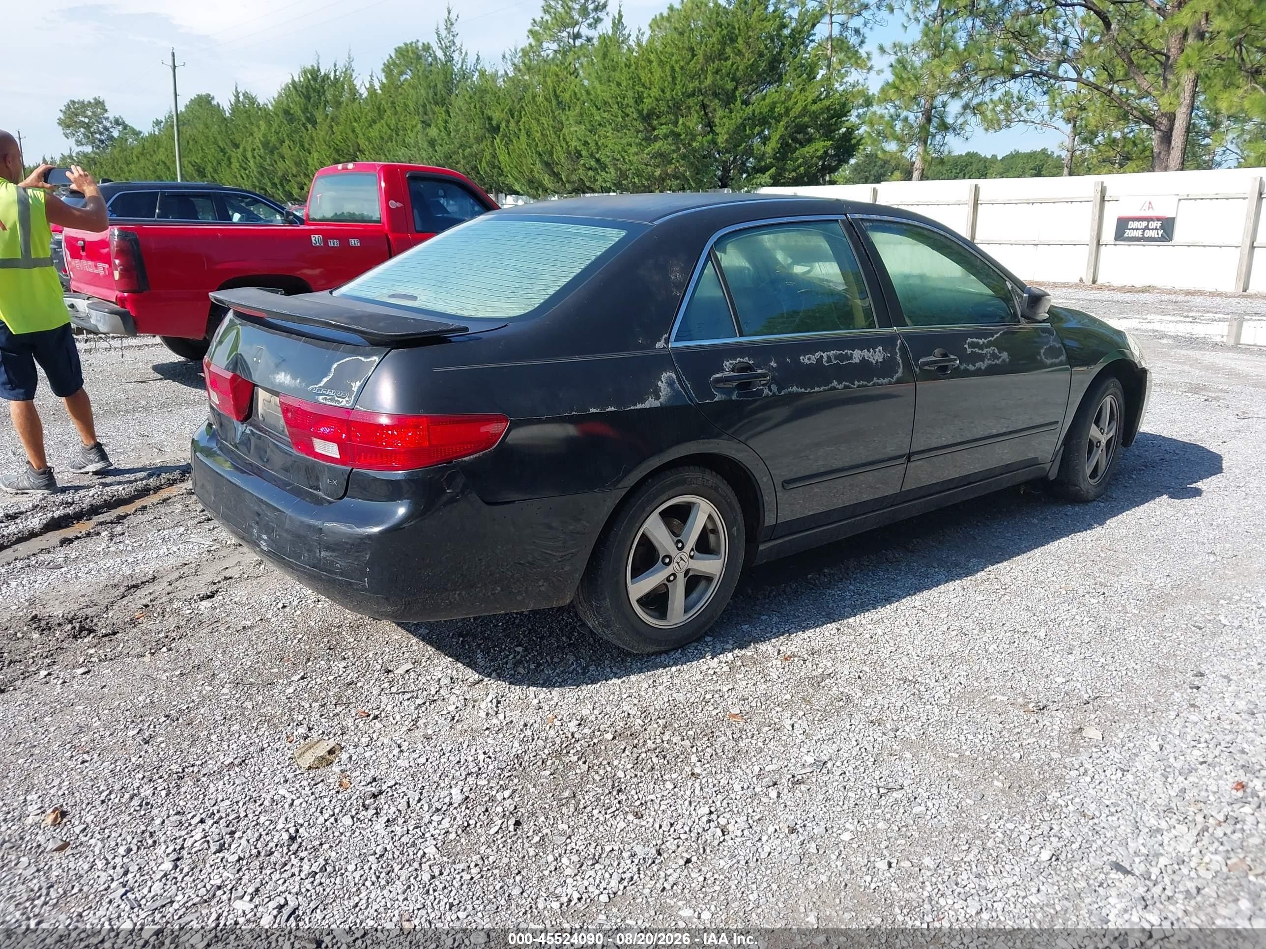2005 Honda Accord 2.4 Ex Black vin: 1HGCM56725A067480