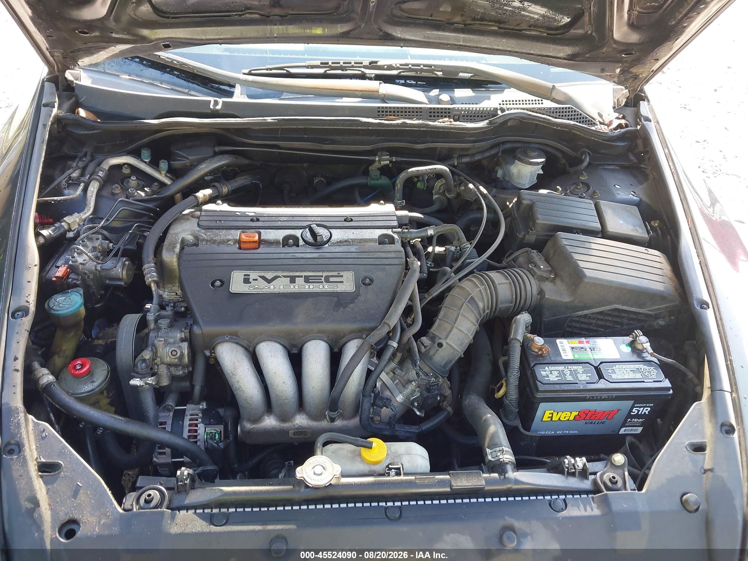2005 Honda Accord 2.4 Ex Black vin: 1HGCM56725A067480