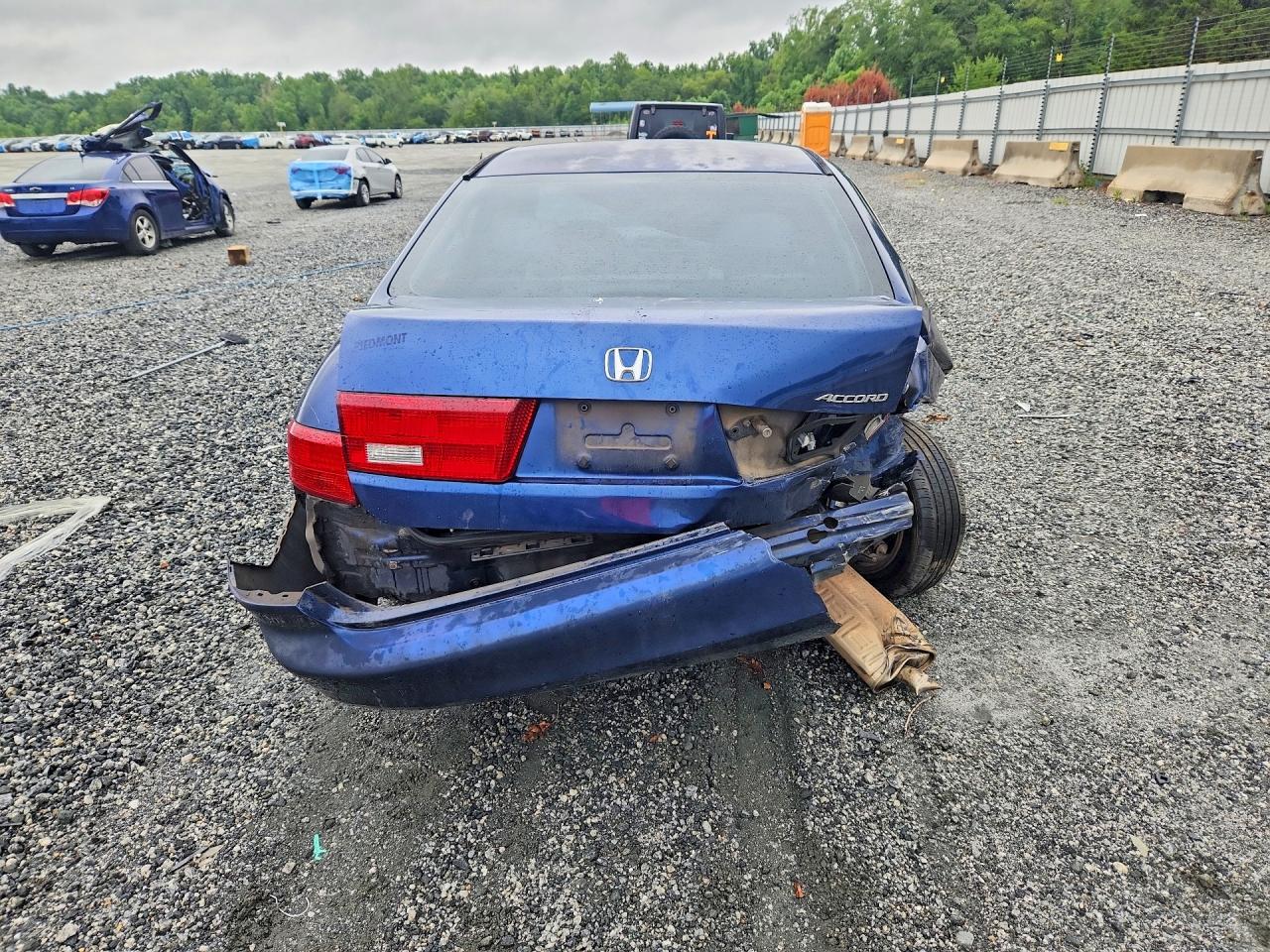 2005 Honda Accord Ex Blue vin: 1HGCM56725A105693