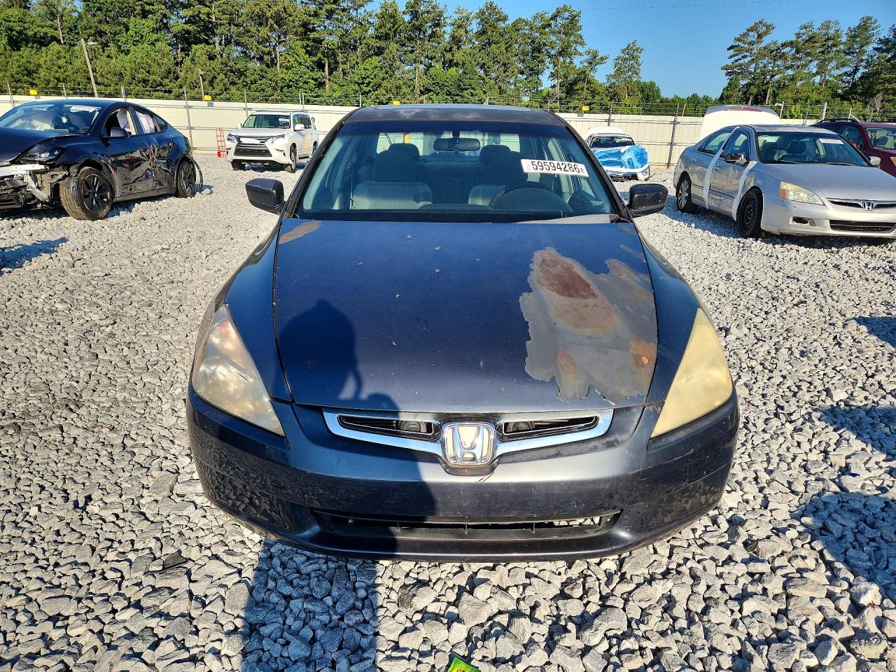 2005 Honda Accord Ex Silver vin: 1HGCM56725A173928