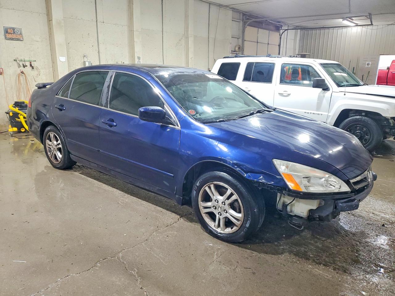2006 Honda Accord Ex Blue vin: 1HGCM56726A082000