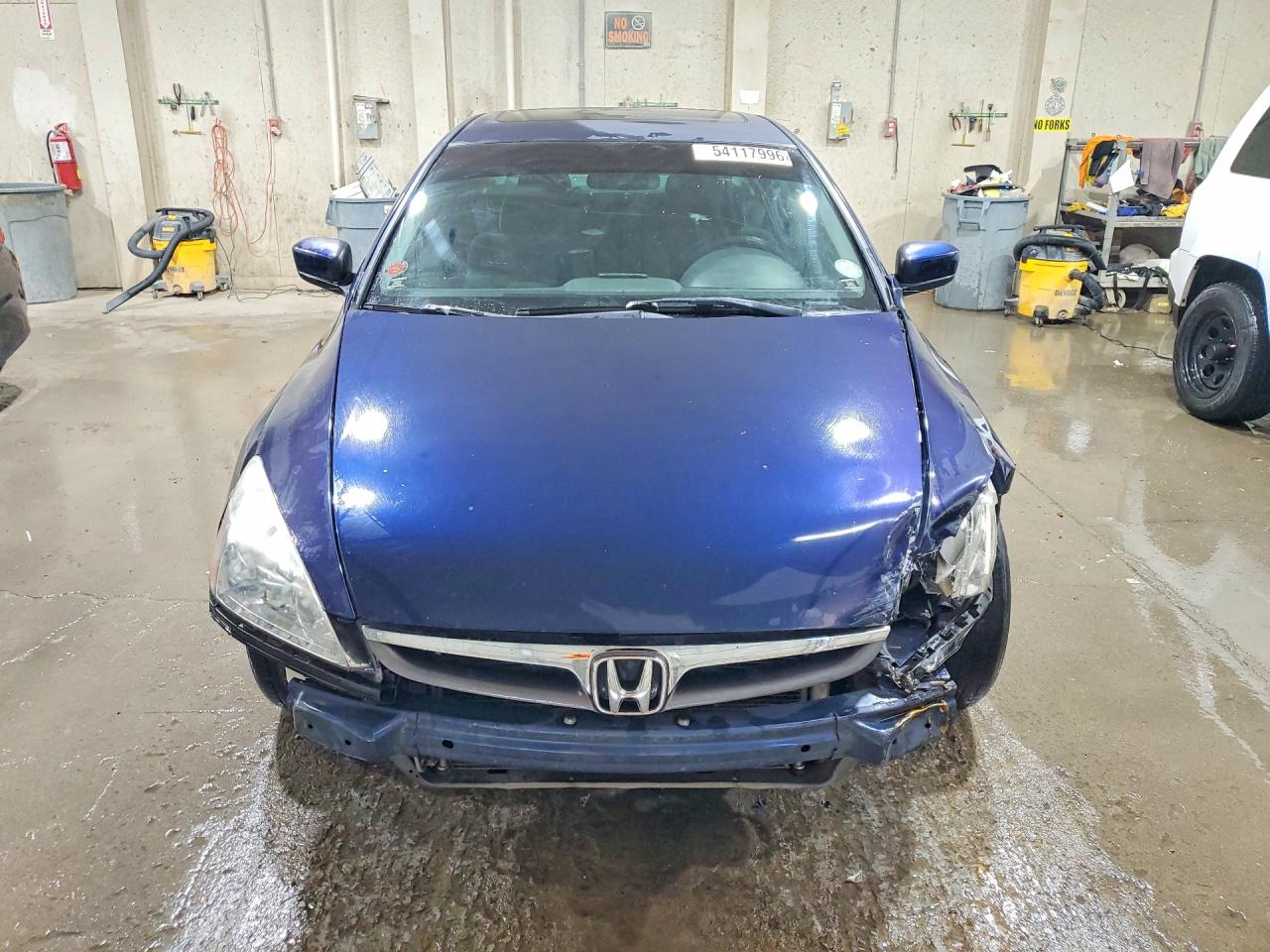 2006 Honda Accord Ex Blue vin: 1HGCM56726A082000