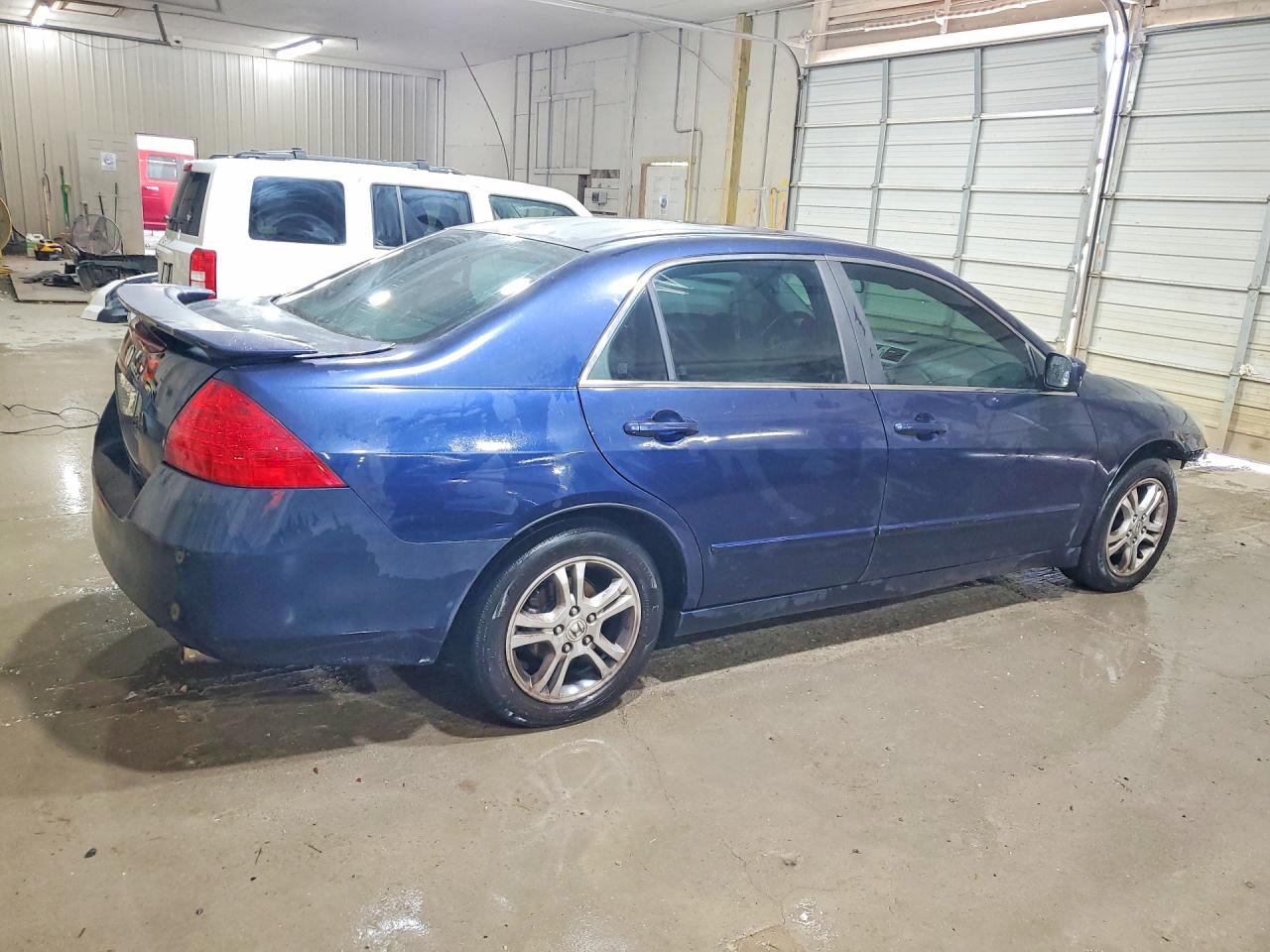 2006 Honda Accord Ex Blue vin: 1HGCM56726A082000