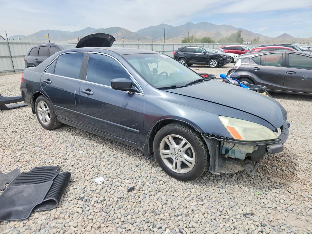 2006 Honda Accord Ex Gray vin: 1HGCM56726A093689