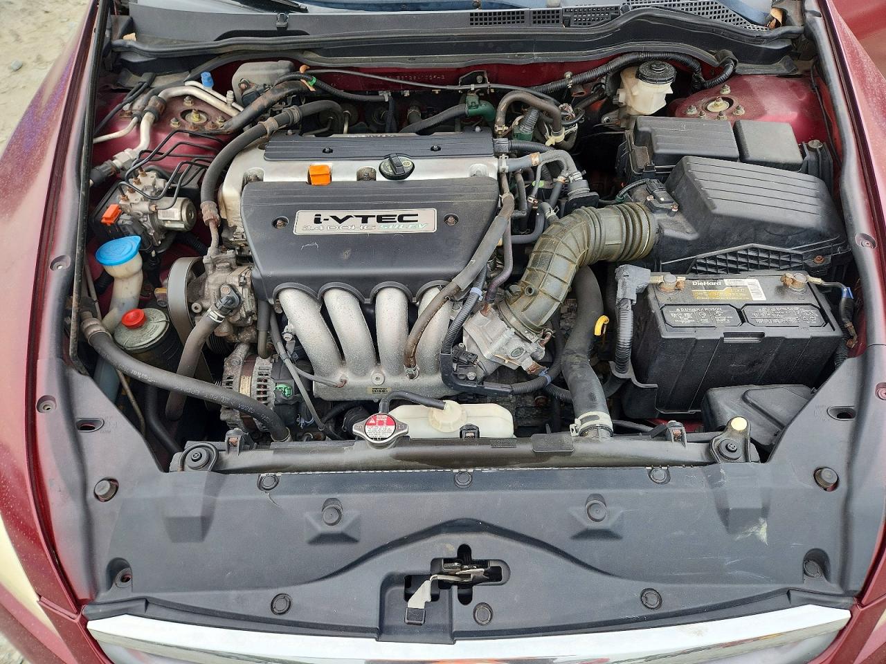 2006 Honda Accord Ex Burgundy vin: 1HGCM56726A102942