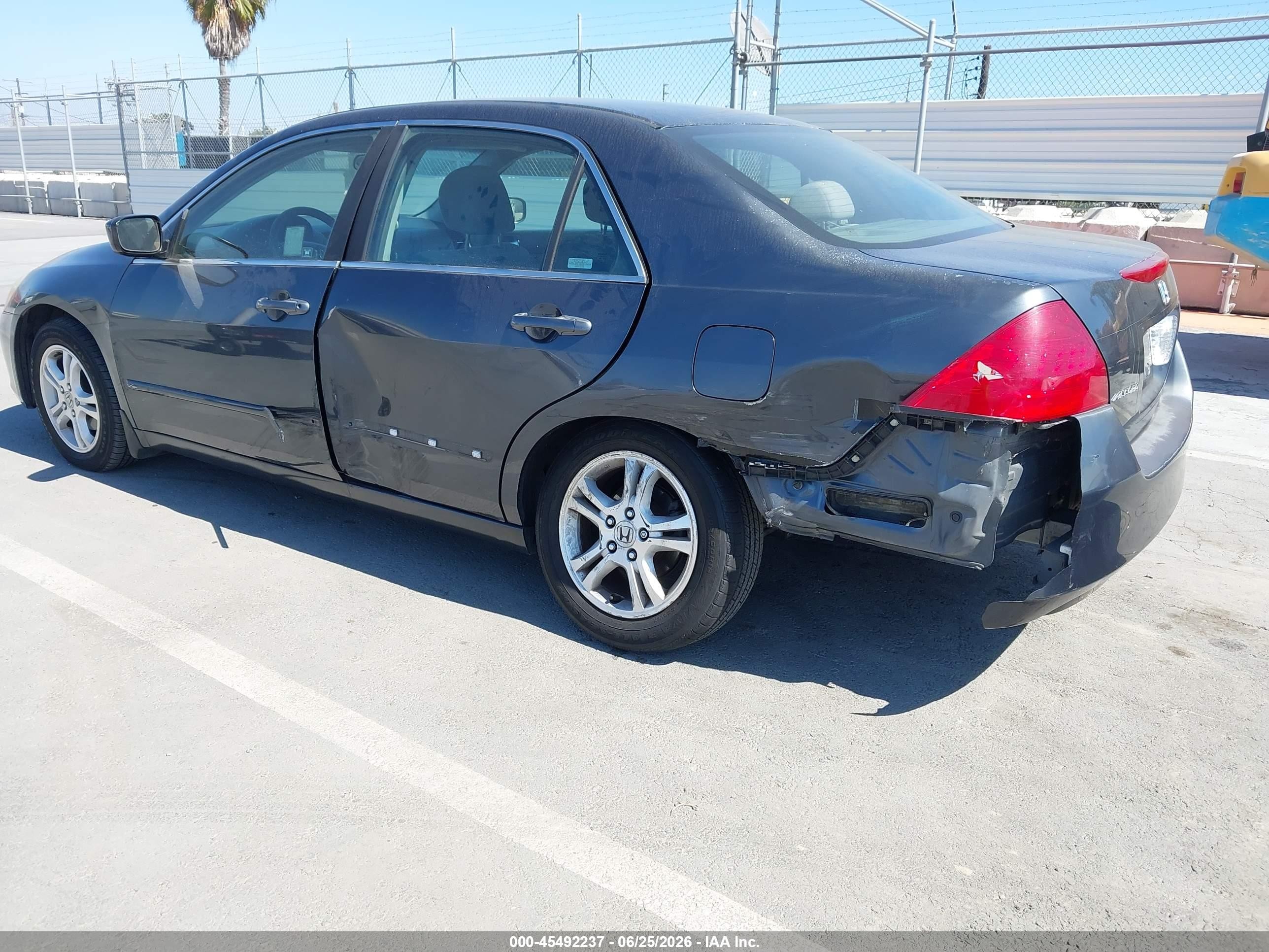 2006 Honda Accord 2.4 Ex Gray vin: 1HGCM56726A127131