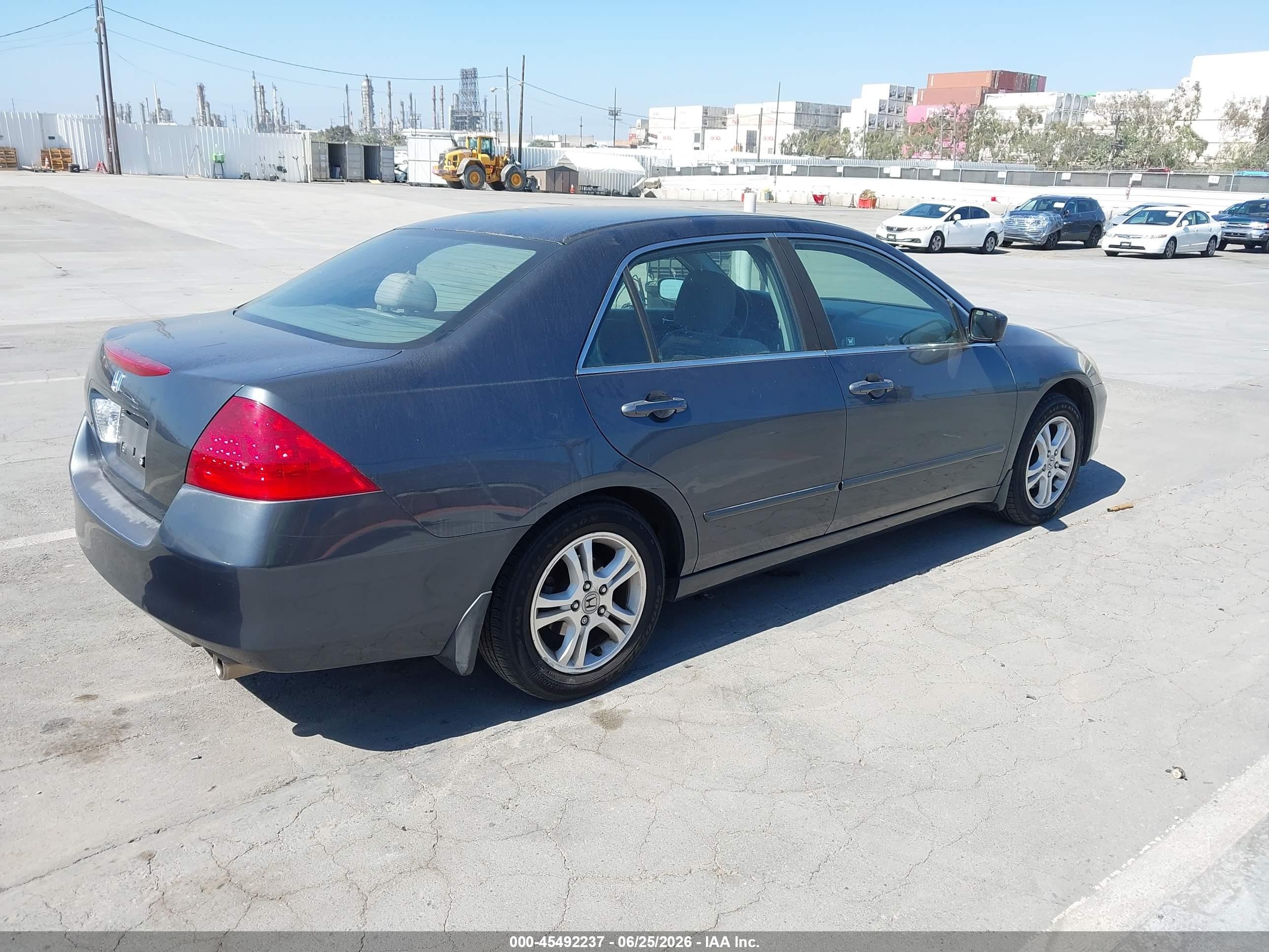 2006 Honda Accord 2.4 Ex Gray vin: 1HGCM56726A127131