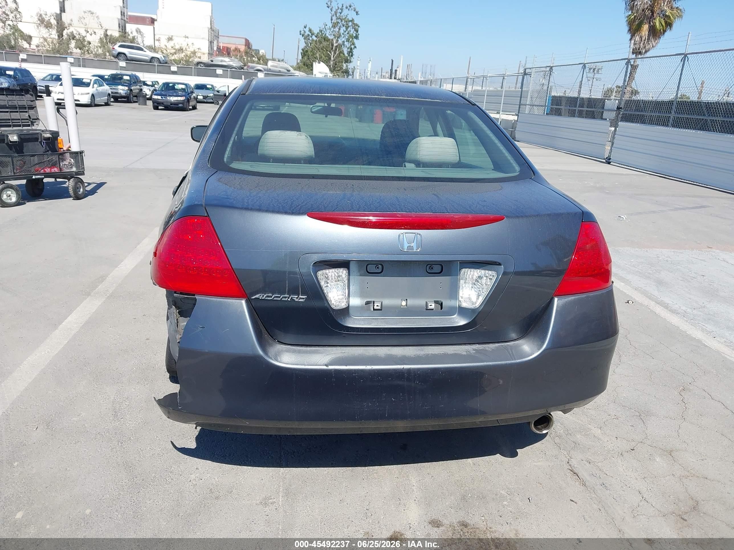 2006 Honda Accord 2.4 Ex Gray vin: 1HGCM56726A127131