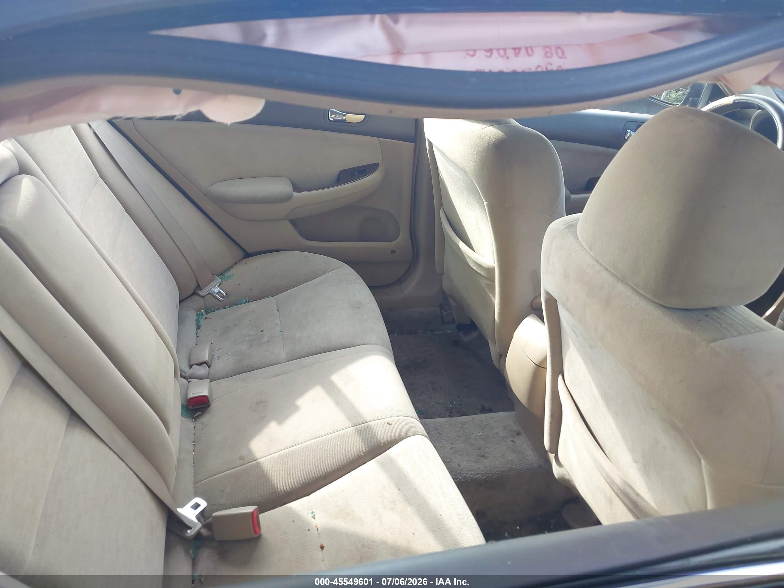 2006 Honda Accord 2.4 Ex Черный vin: 1HGCM56726A138291