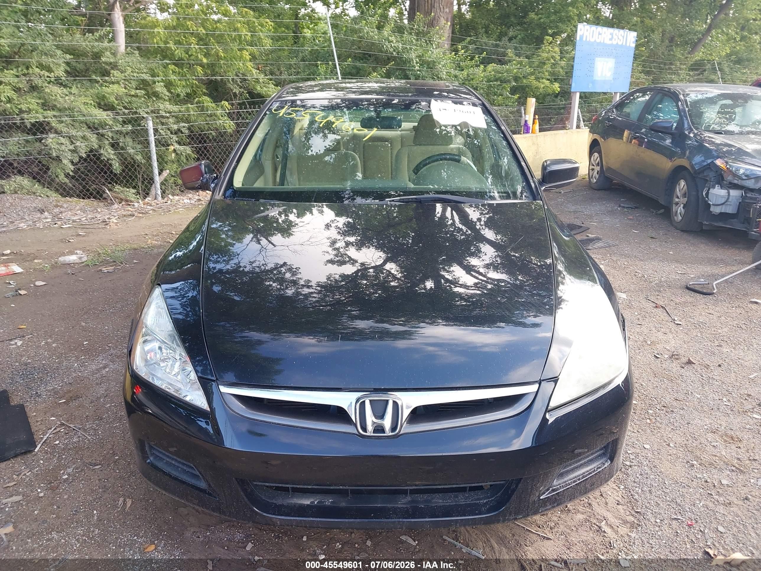 2006 Honda Accord 2.4 Ex Черный vin: 1HGCM56726A138291