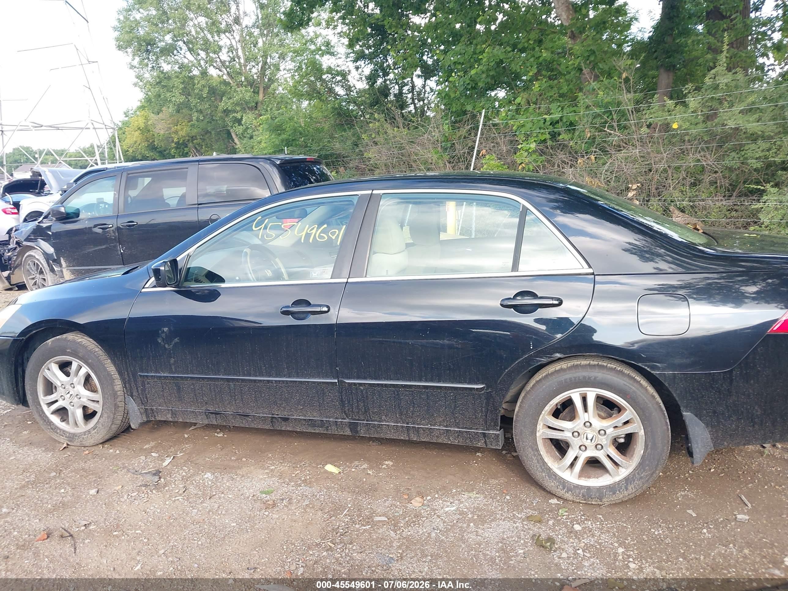 2006 Honda Accord 2.4 Ex Черный vin: 1HGCM56726A138291