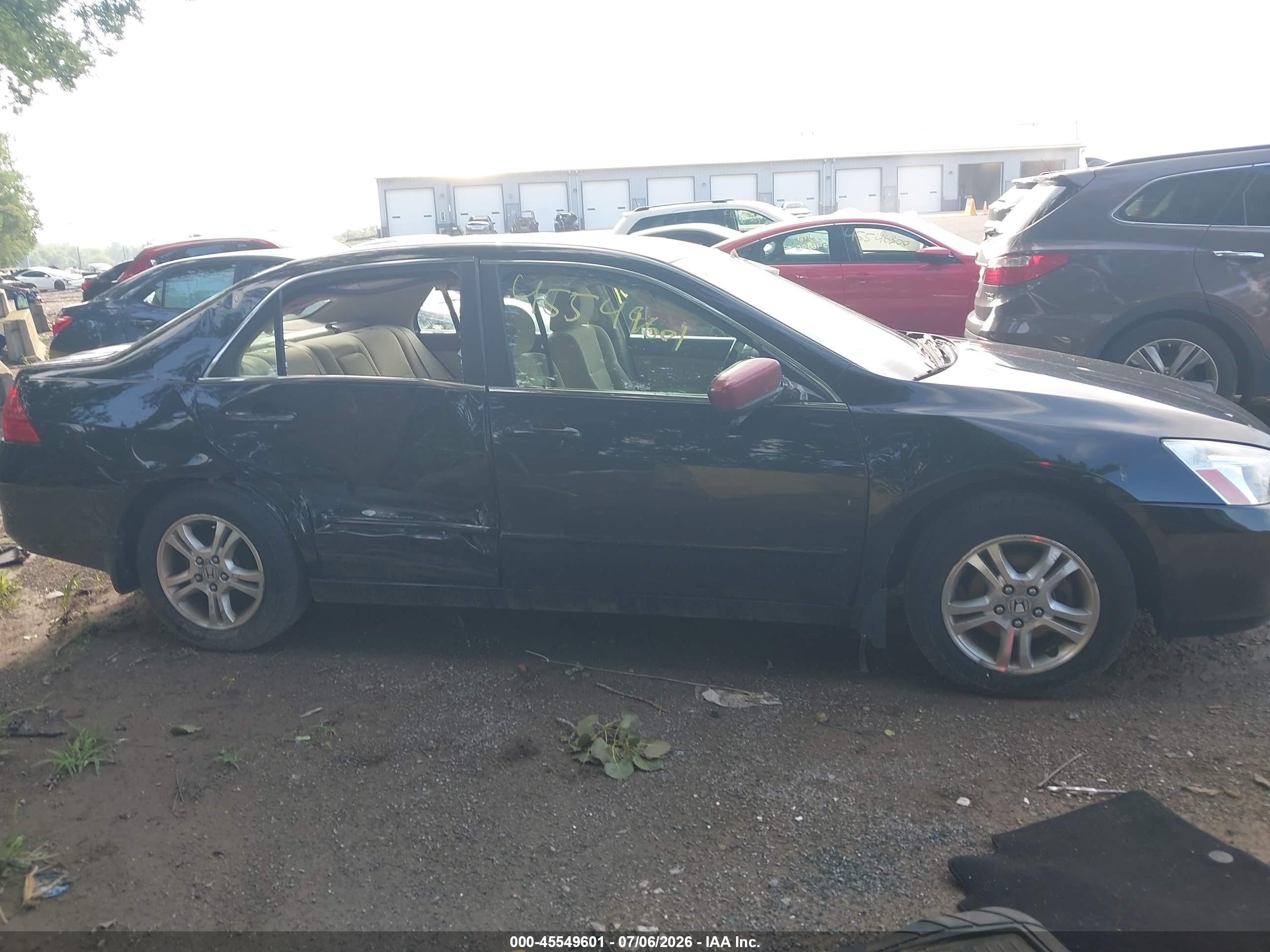 2006 Honda Accord 2.4 Ex Черный vin: 1HGCM56726A138291