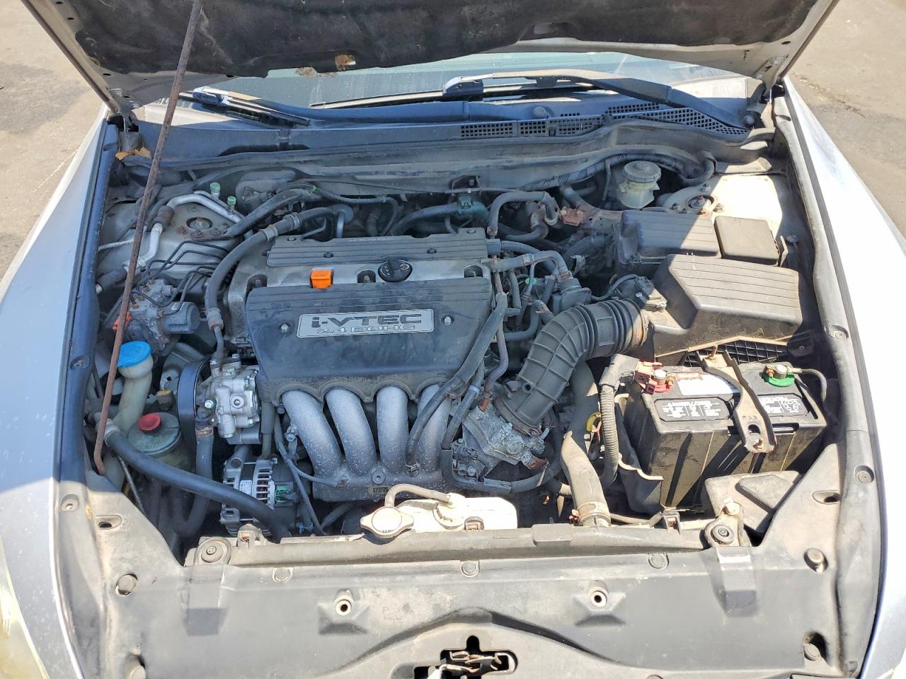 2007 Honda Accord Ex Silver vin: 1HGCM56727A007704