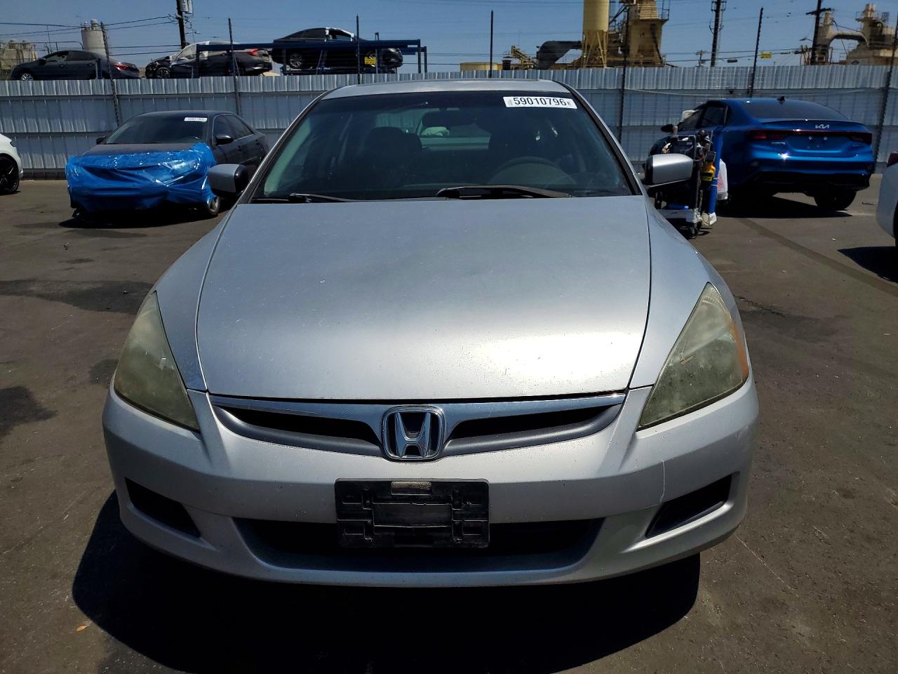 2007 Honda Accord Ex Silver vin: 1HGCM56727A007704