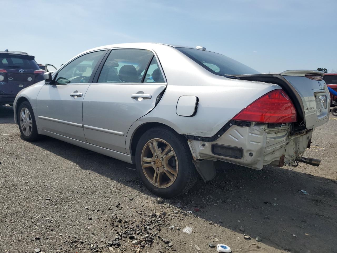 2007 Honda Accord Ex Silver vin: 1HGCM56727A047412