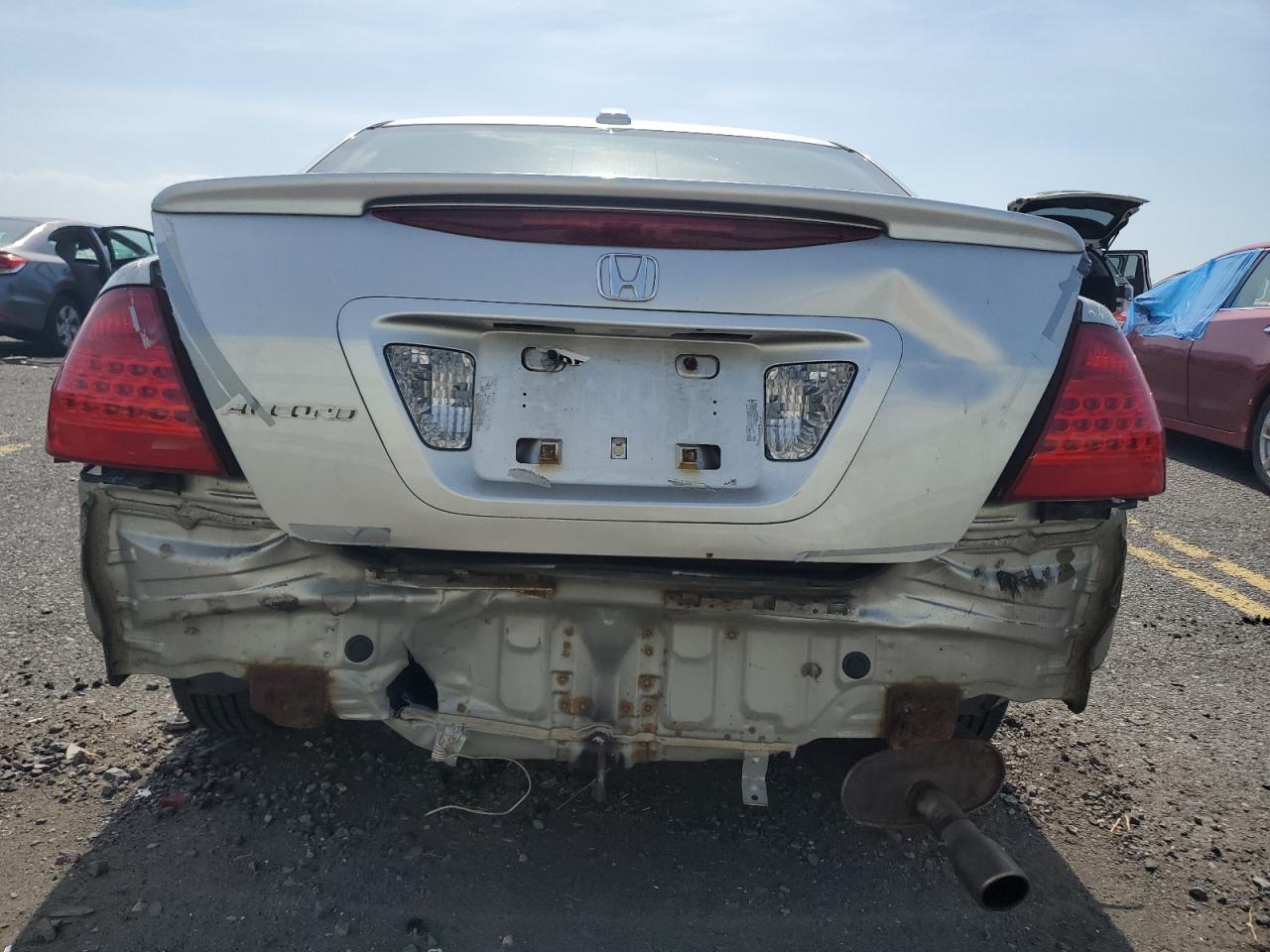 2007 Honda Accord Ex Silver vin: 1HGCM56727A047412