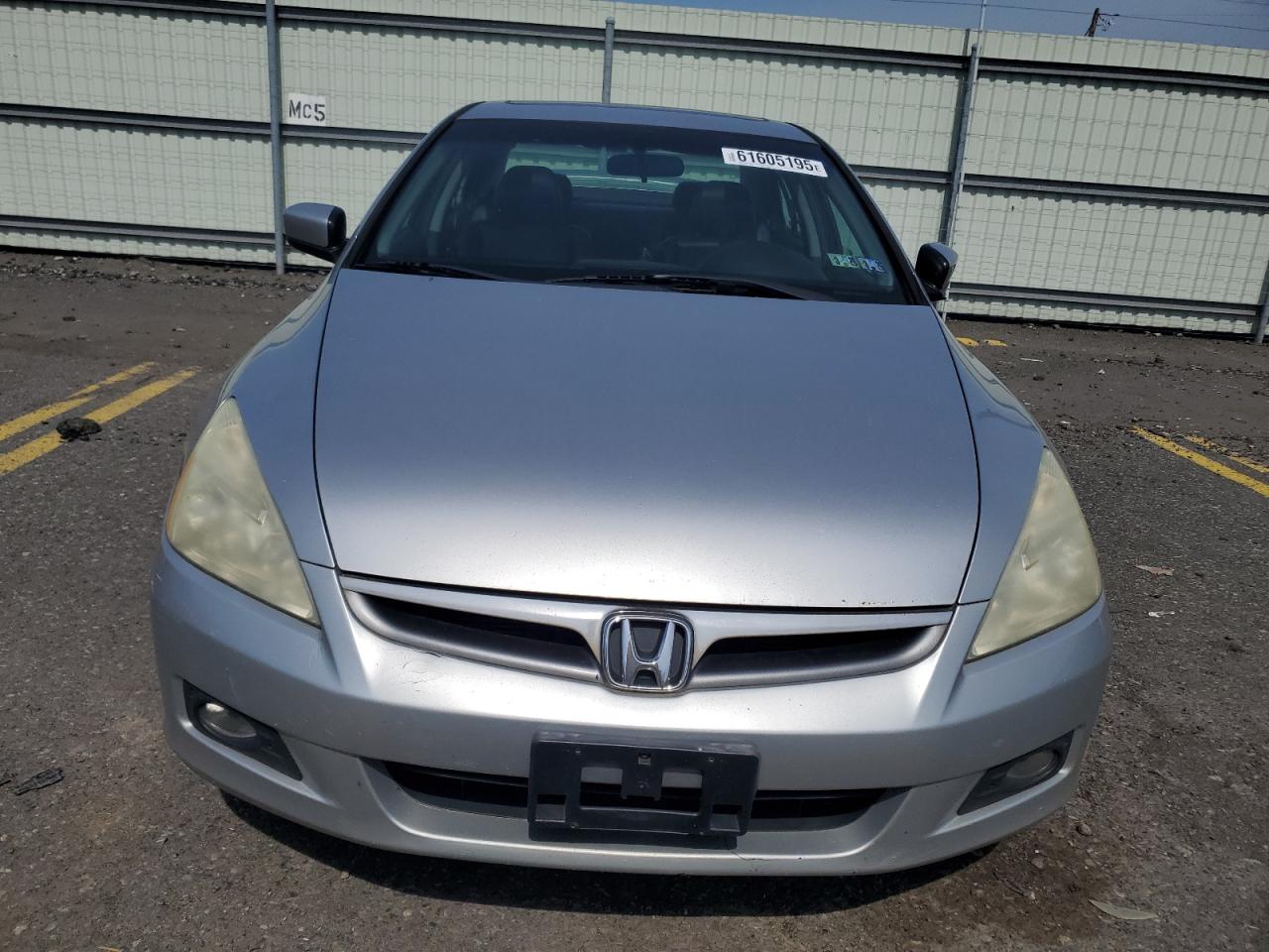 2007 Honda Accord Ex Silver vin: 1HGCM56727A047412
