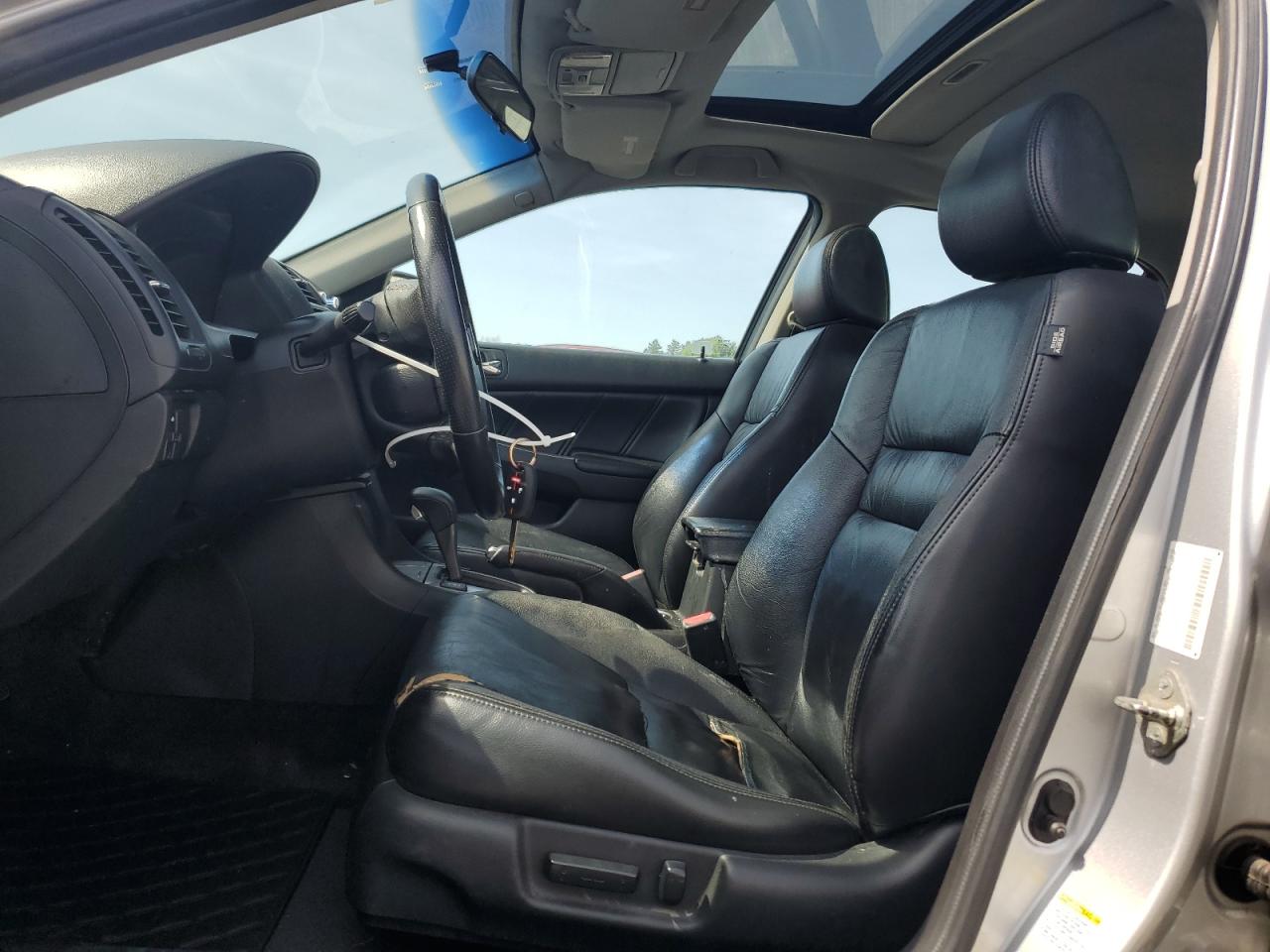 2007 Honda Accord Ex Silver vin: 1HGCM56727A047412