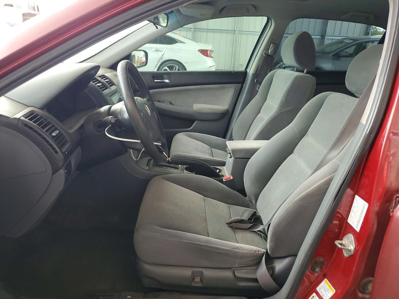 2007 Honda Accord Ex Красный vin: 1HGCM56727A053422