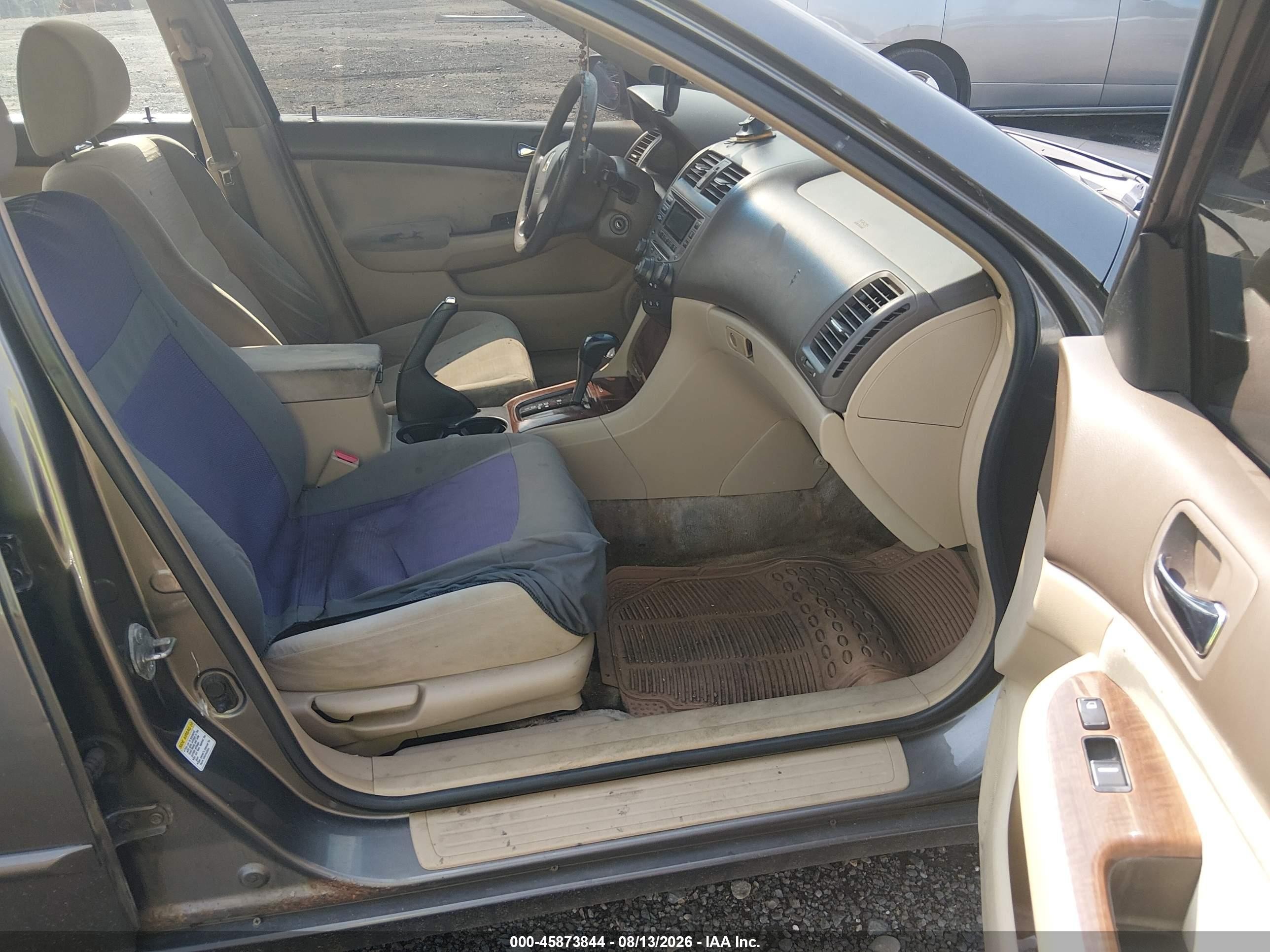 2007 Honda Accord 2.4 Ex Серый vin: 1HGCM56727A082824