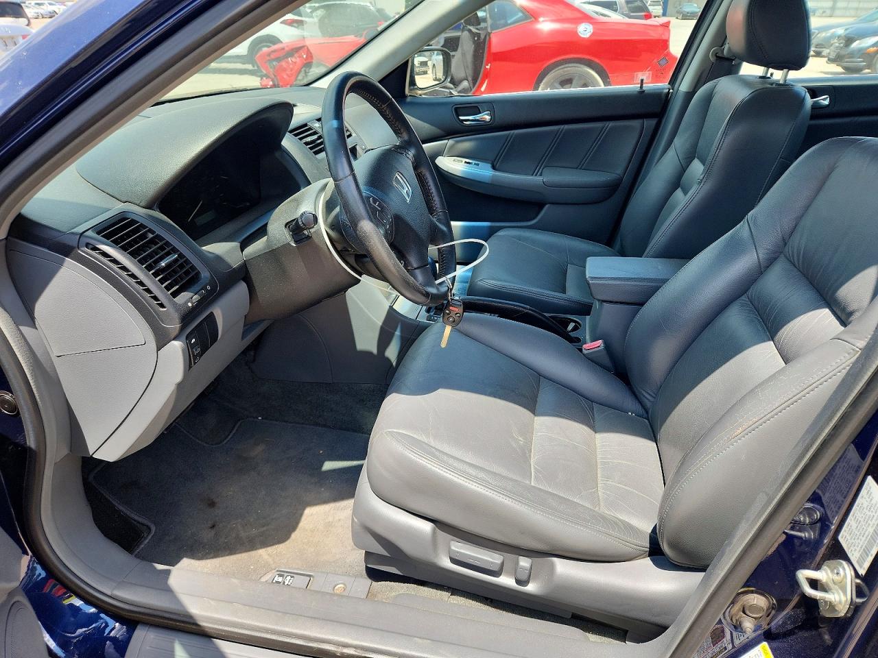 2007 Honda Accord Ex Синий vin: 1HGCM56727A089403