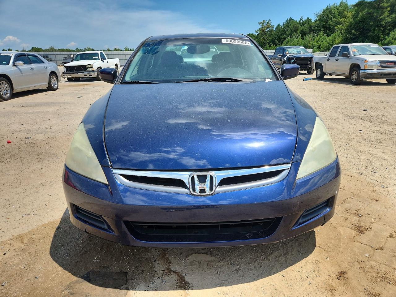 2007 Honda Accord Ex Синий vin: 1HGCM56727A089403