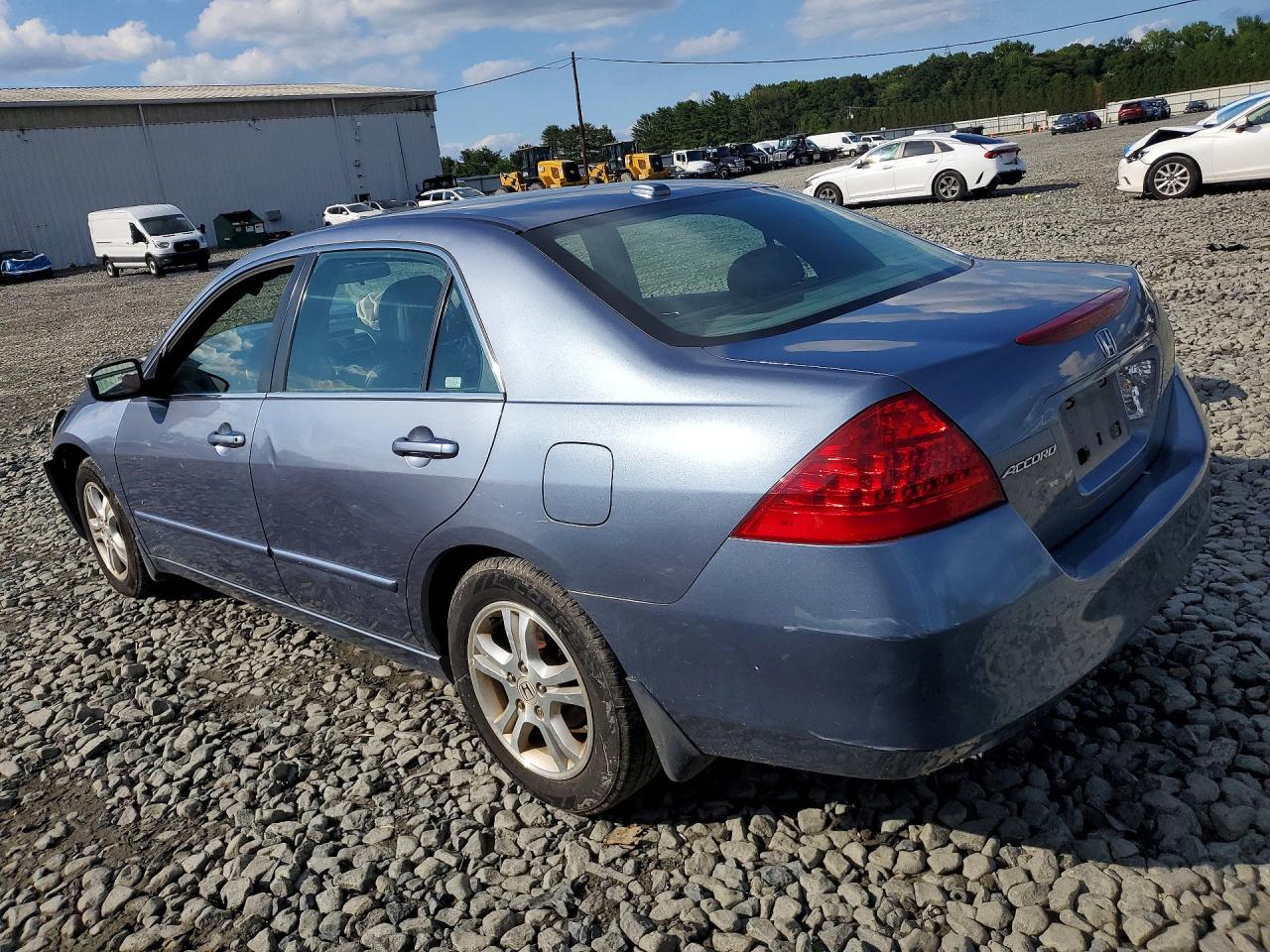 2007 Honda Accord Ex Gray vin: 1HGCM56727A105454