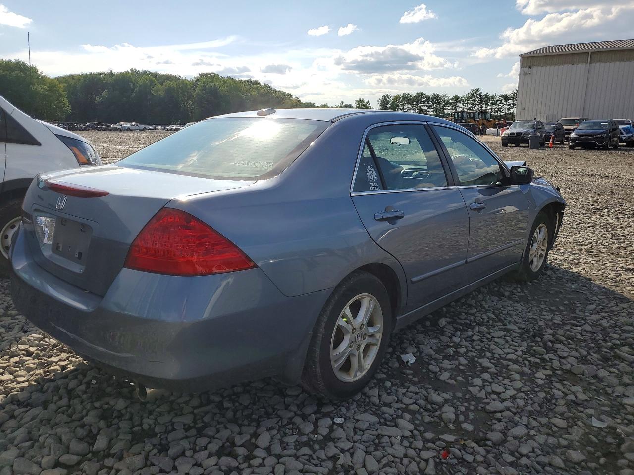 2007 Honda Accord Ex Gray vin: 1HGCM56727A105454