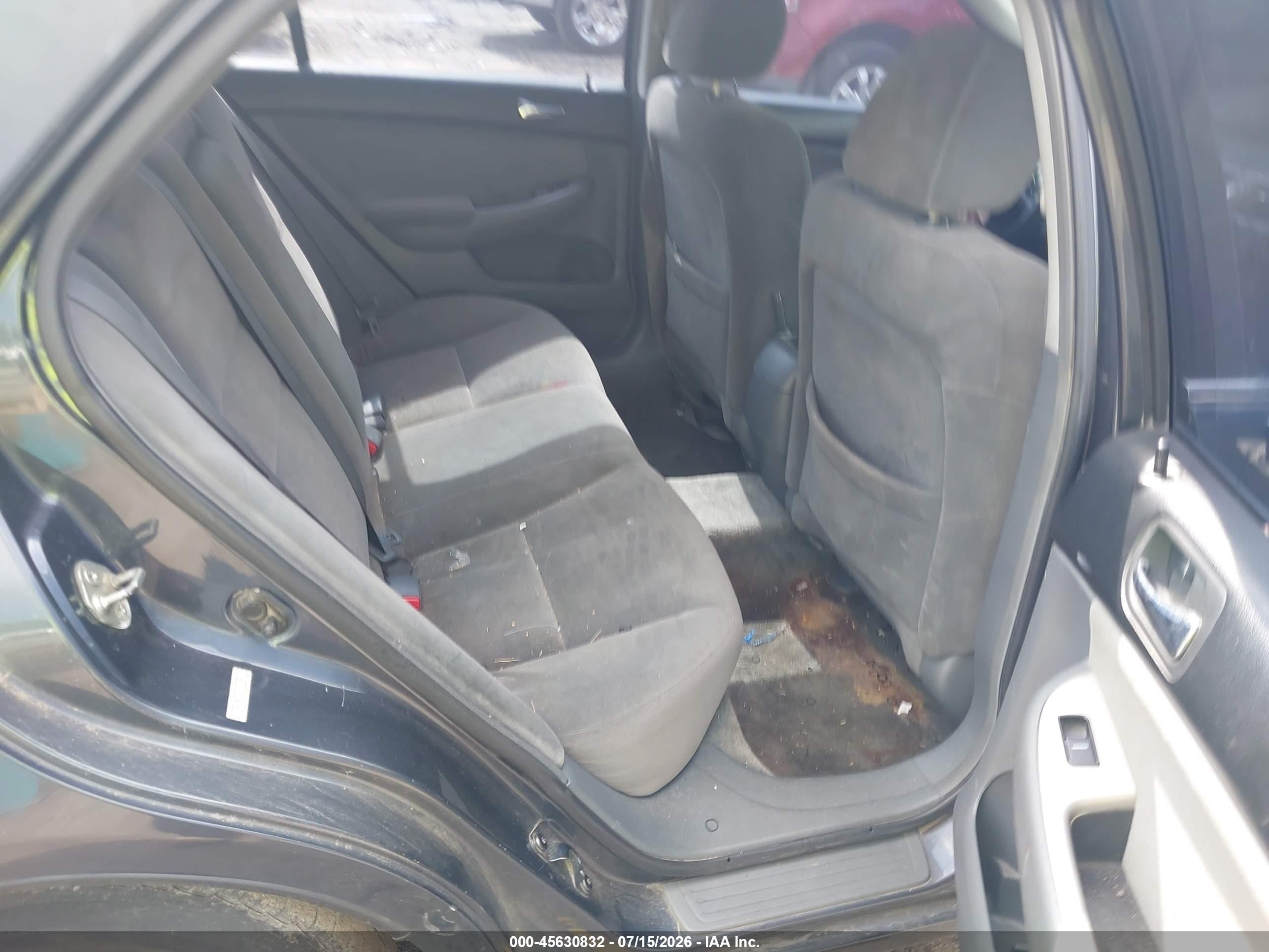 2007 Honda Accord 2.4 Ex Серый vin: 1HGCM56727A118091