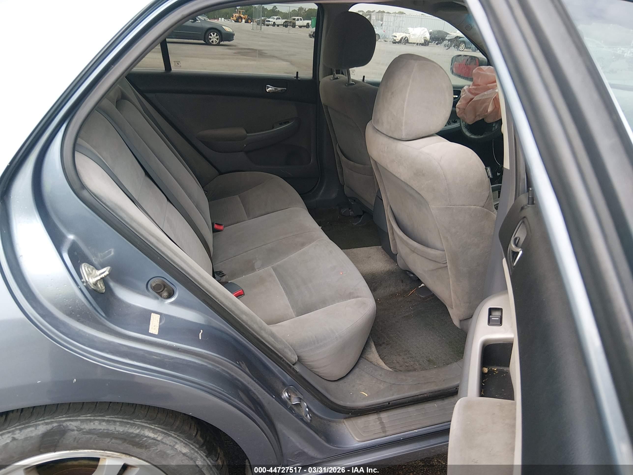 2007 Honda Accord 2.4 Ex Blue vin: 1HGCM56727A120150