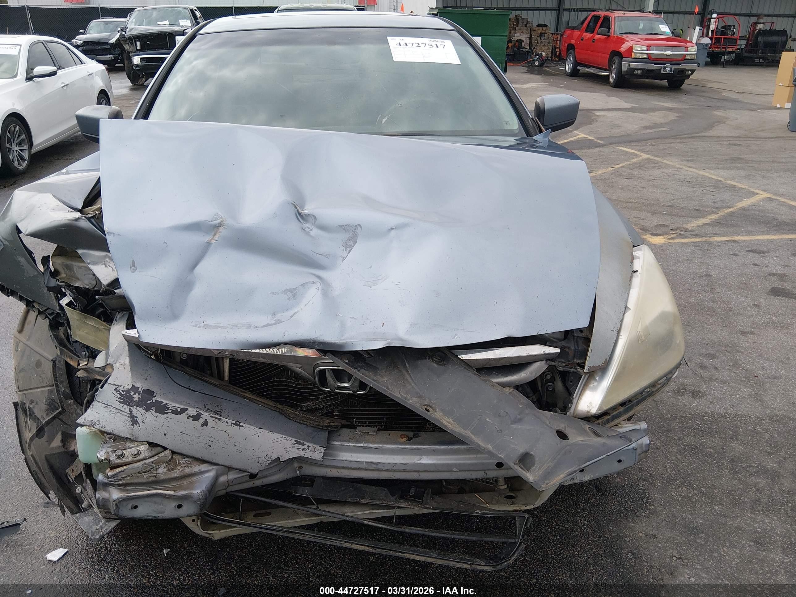 2007 Honda Accord 2.4 Ex Blue vin: 1HGCM56727A120150