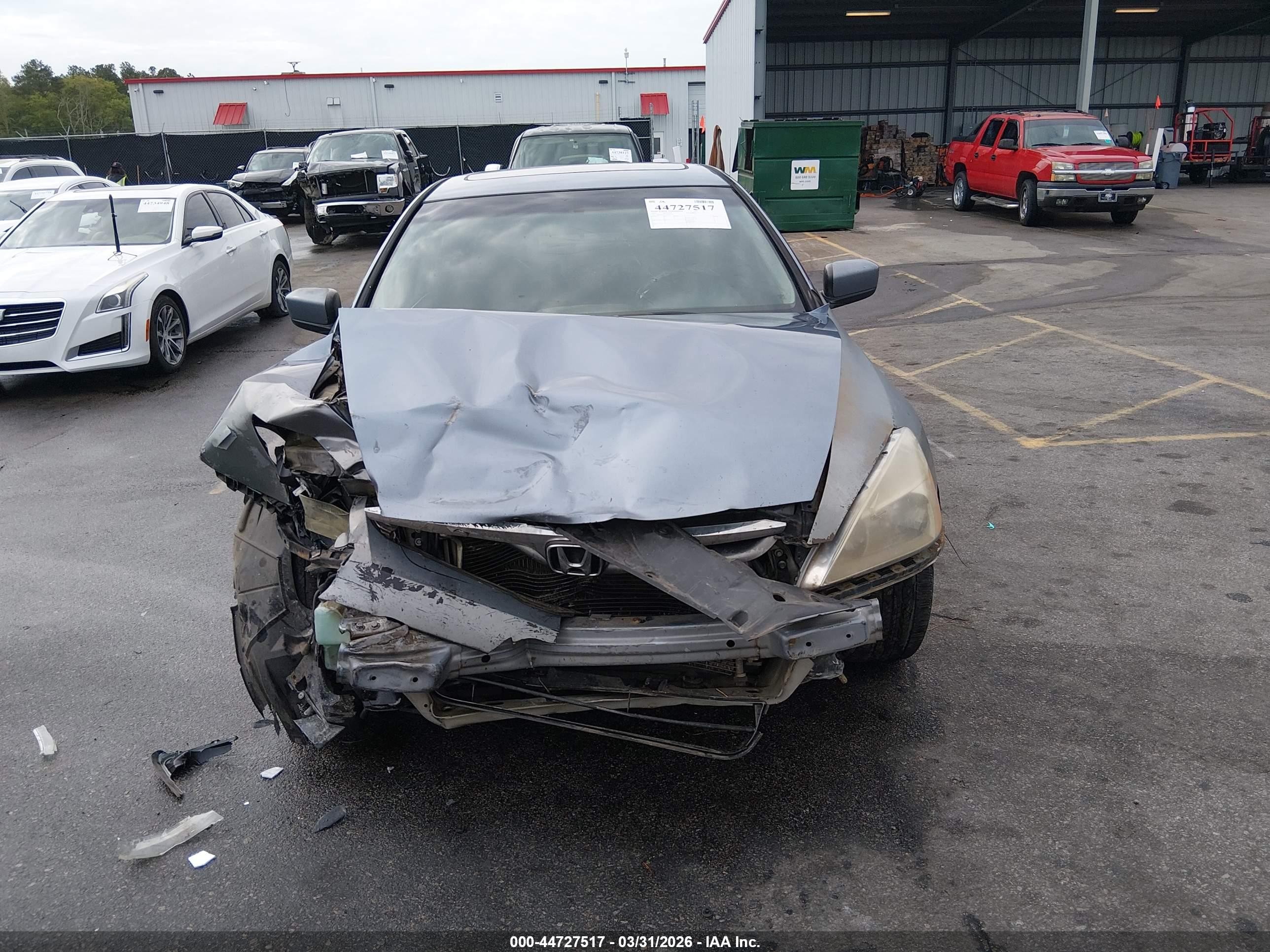 2007 Honda Accord 2.4 Ex Blue vin: 1HGCM56727A120150