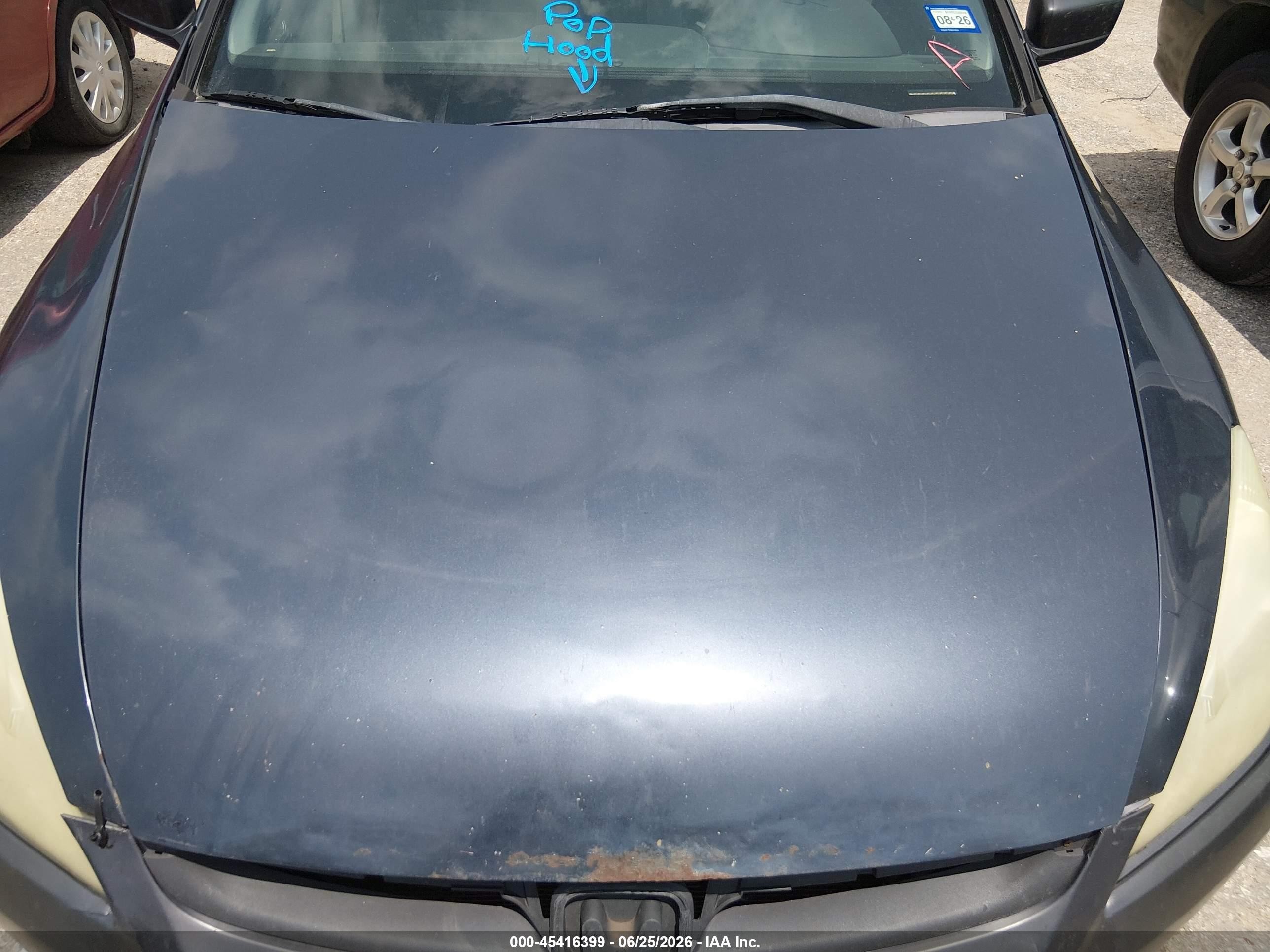 2007 Honda Accord 2.4 Ex Gray vin: 1HGCM56727A135702