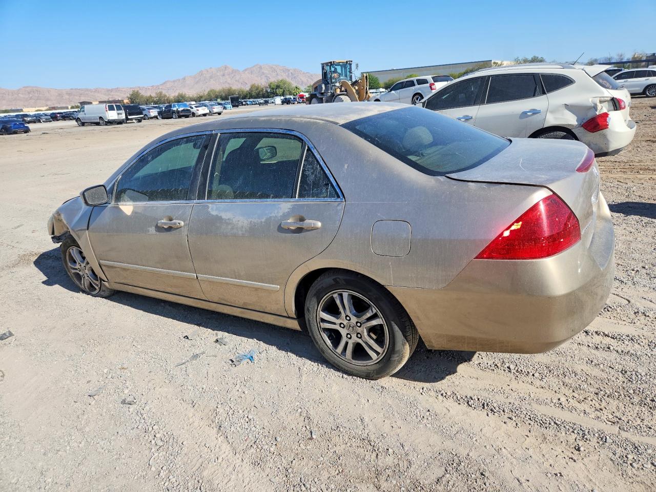 2007 Honda Accord Ex Золотой vin: 1HGCM56727A157151