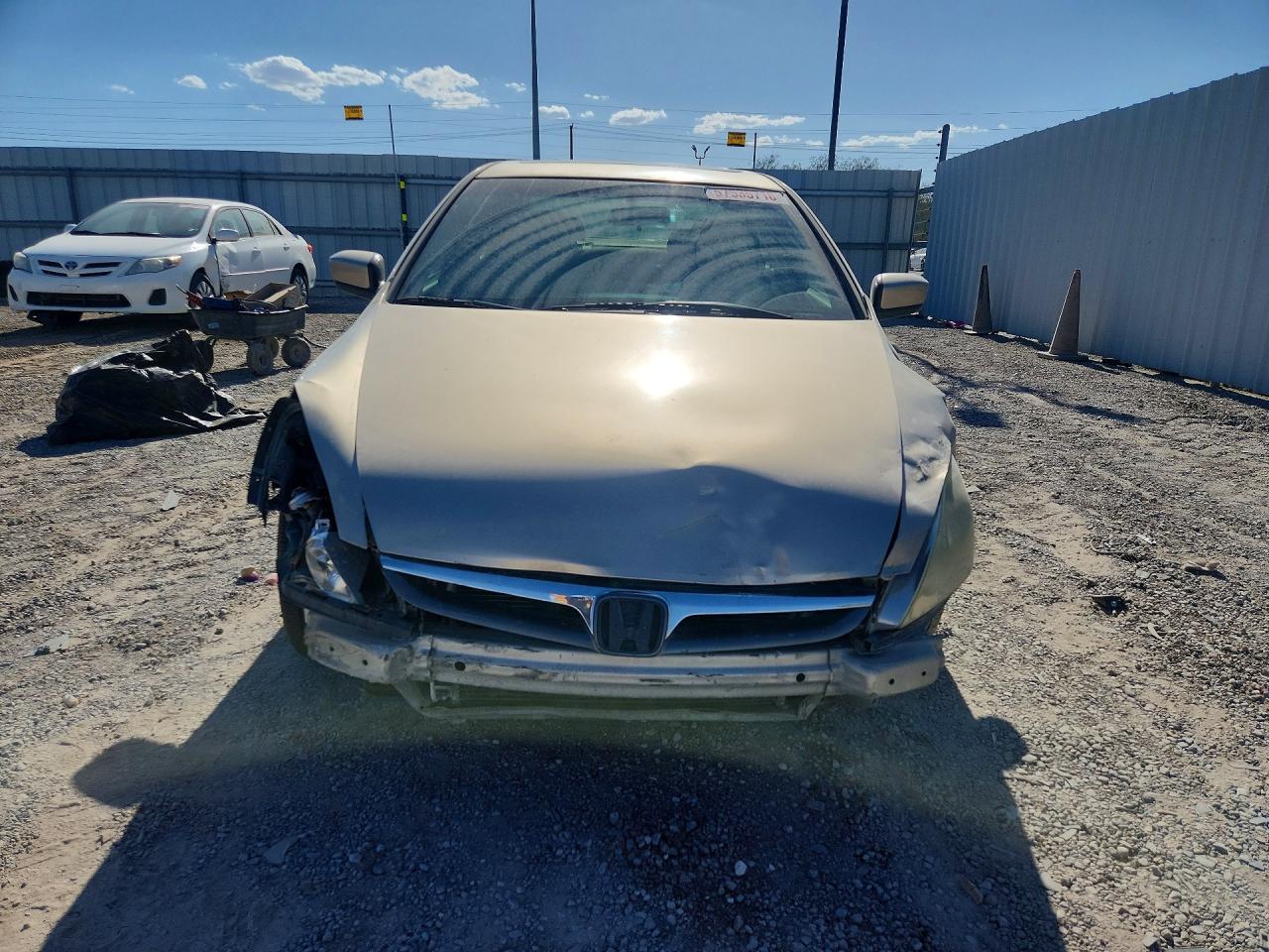 2007 Honda Accord Ex Золотой vin: 1HGCM56727A157151