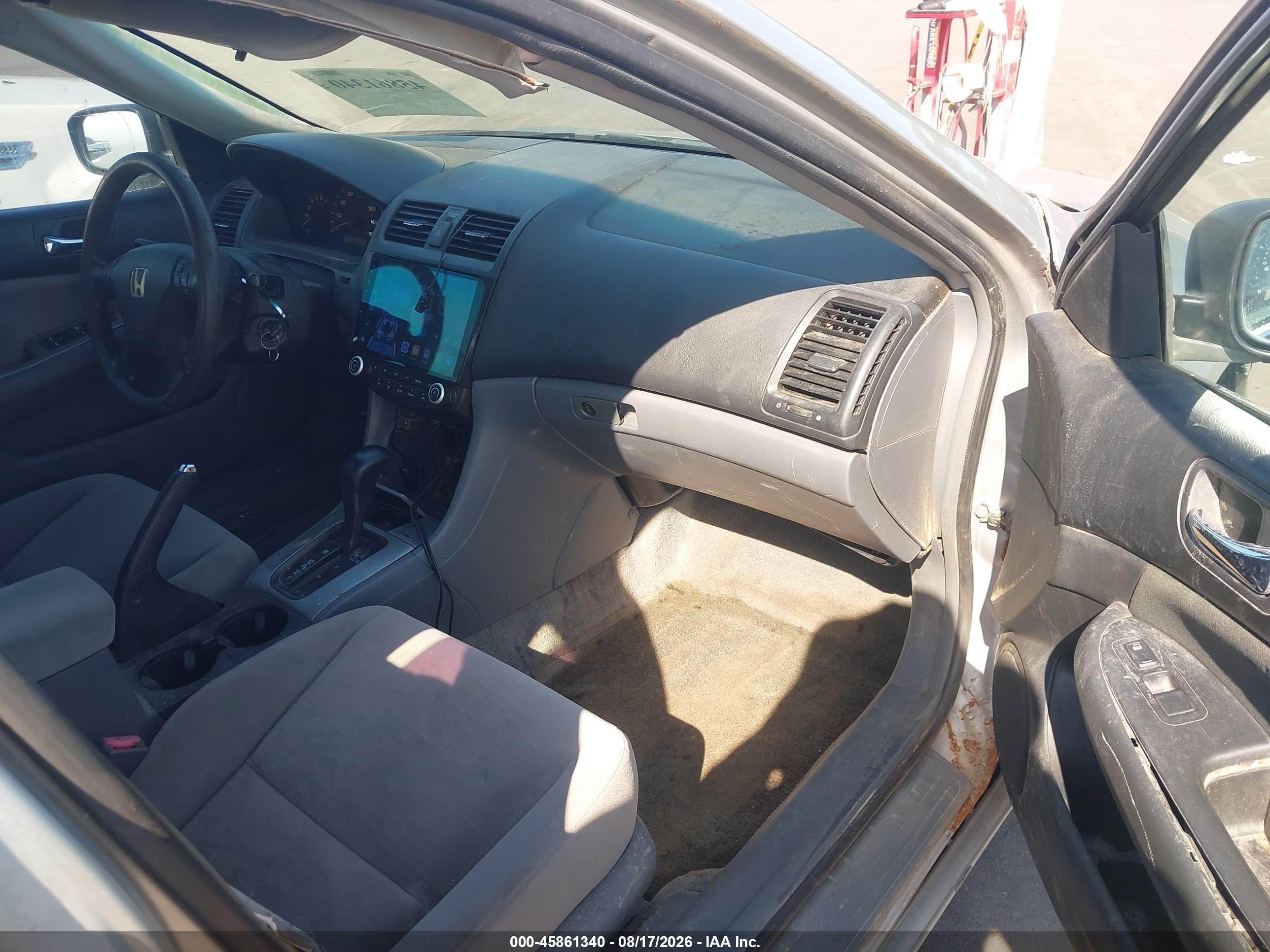 2007 Honda Accord 2.4 Ex Silver vin: 1HGCM56727A159644