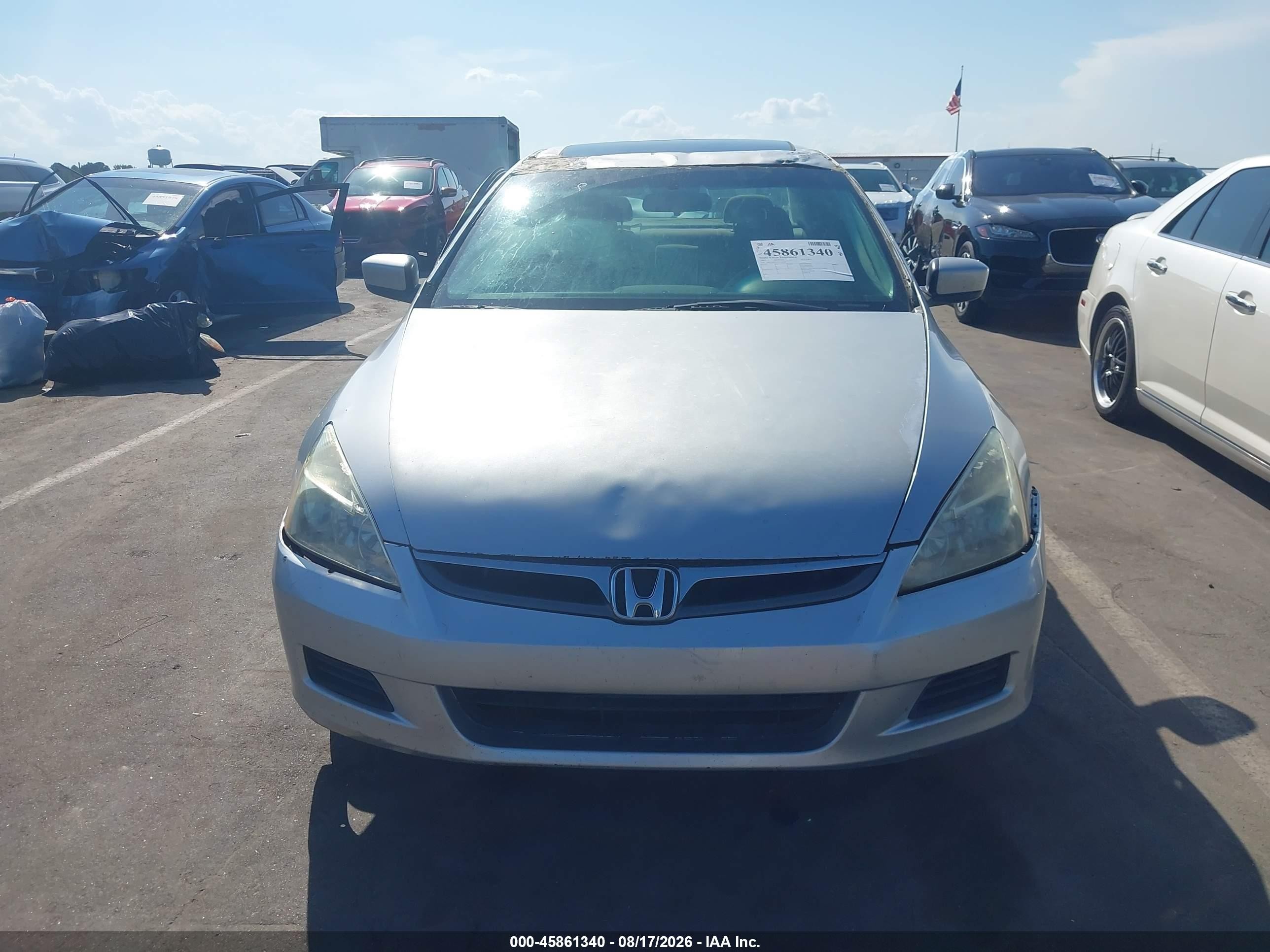 2007 Honda Accord 2.4 Ex Silver vin: 1HGCM56727A159644