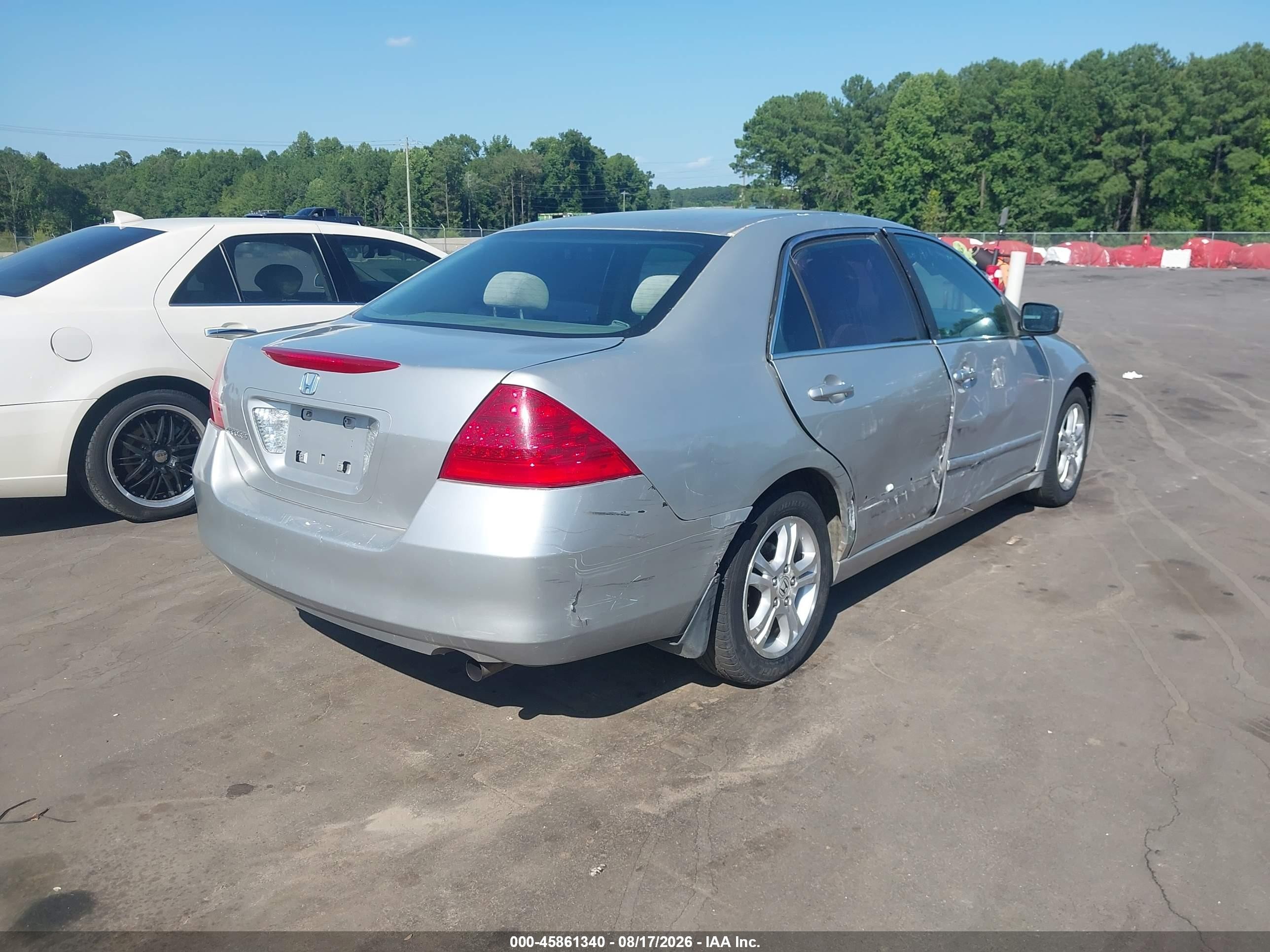 2007 Honda Accord 2.4 Ex Silver vin: 1HGCM56727A159644