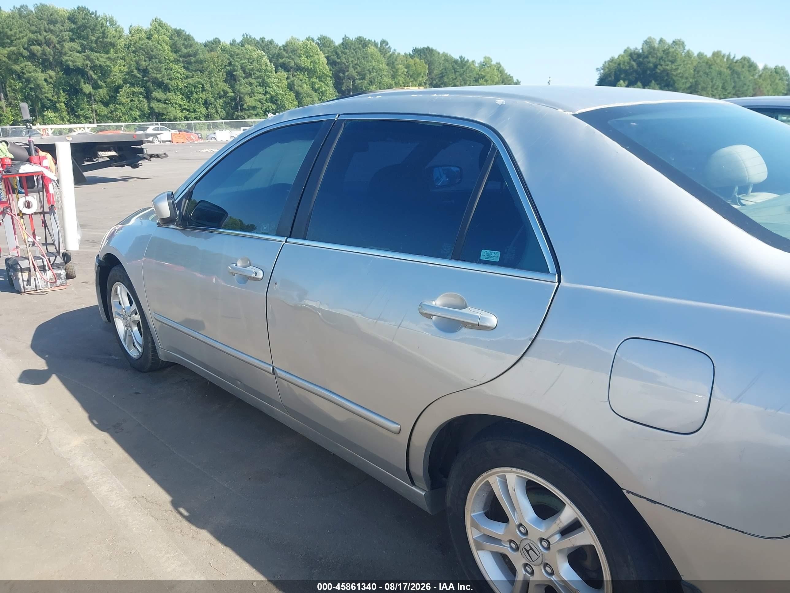 2007 Honda Accord 2.4 Ex Silver vin: 1HGCM56727A159644