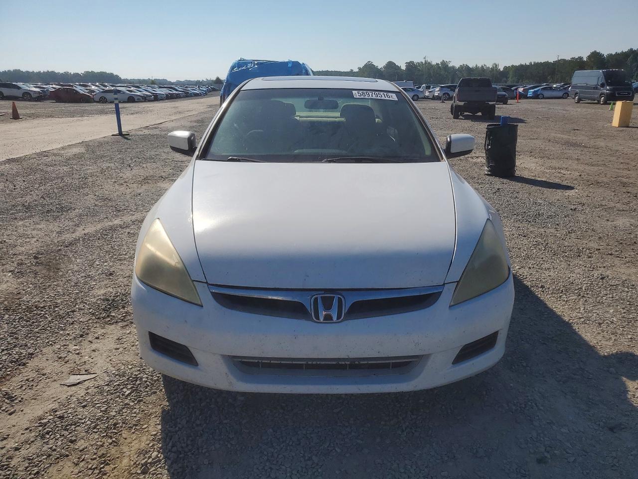 2007 Honda Accord Ex Белый vin: 1HGCM56727A164407