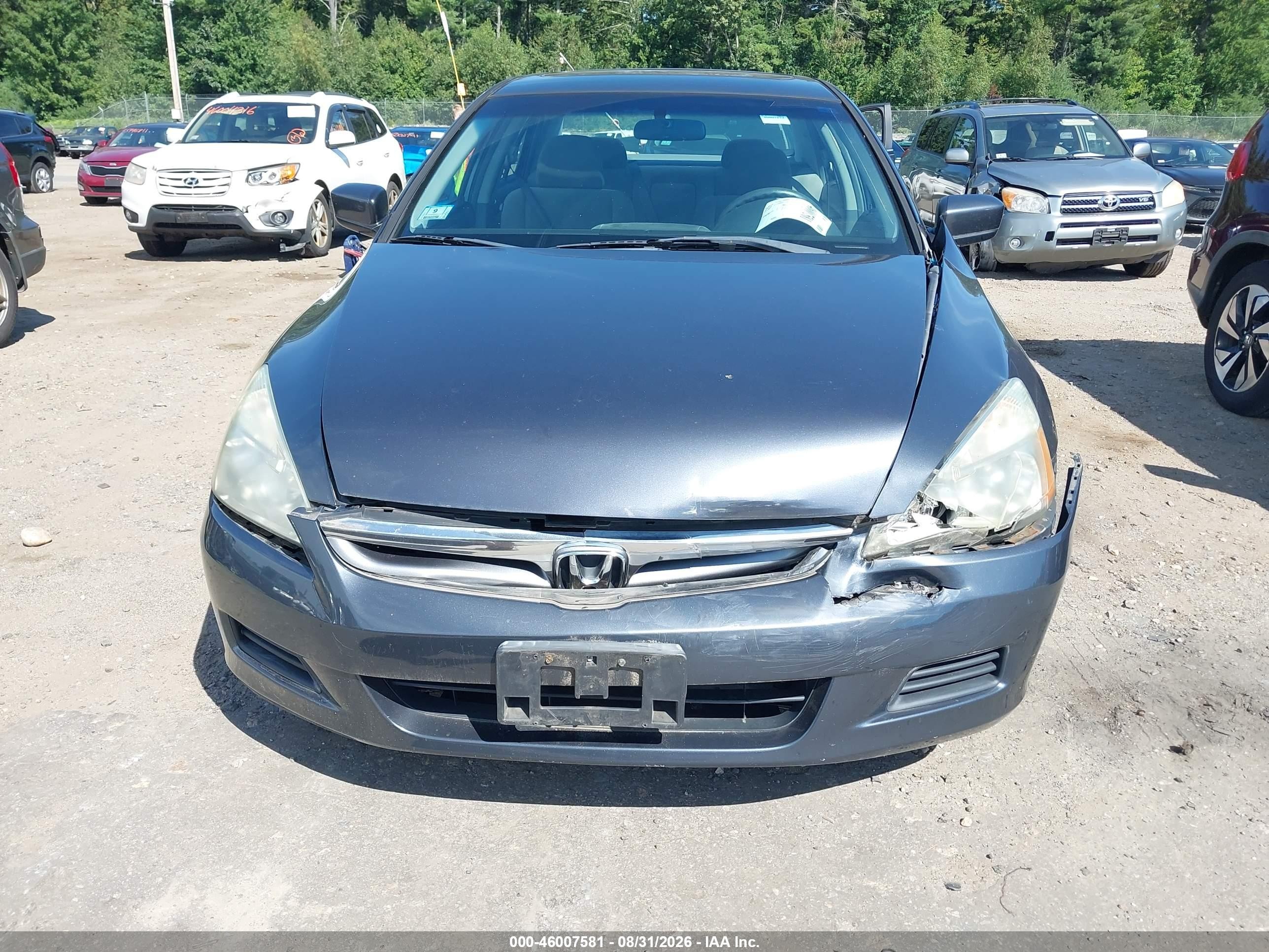 2007 Honda Accord 2.4 Ex Dark Blue vin: 1HGCM56727A164939