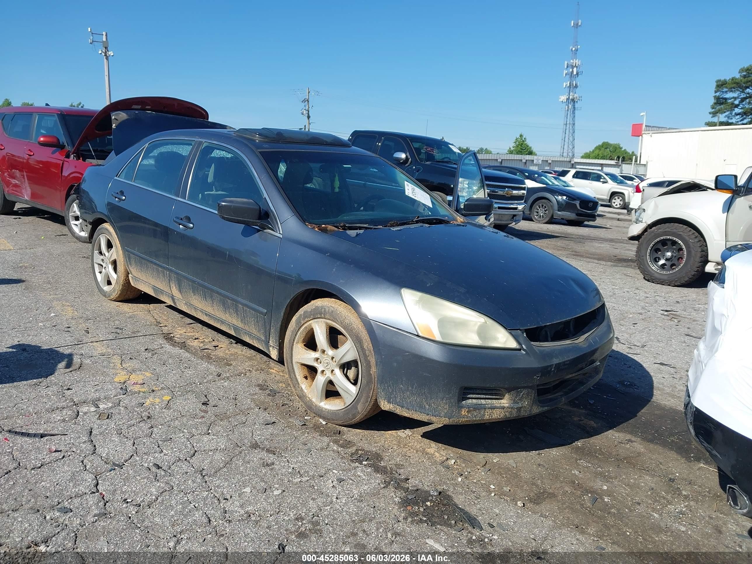2007 Honda Accord 2.4 Ex Pewter vin: 1HGCM56727A210320