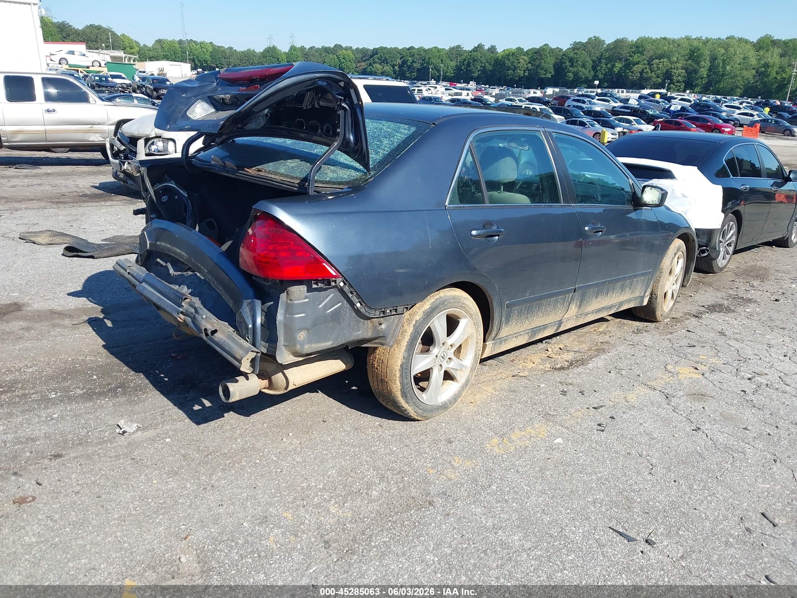 2007 Honda Accord 2.4 Ex Pewter vin: 1HGCM56727A210320